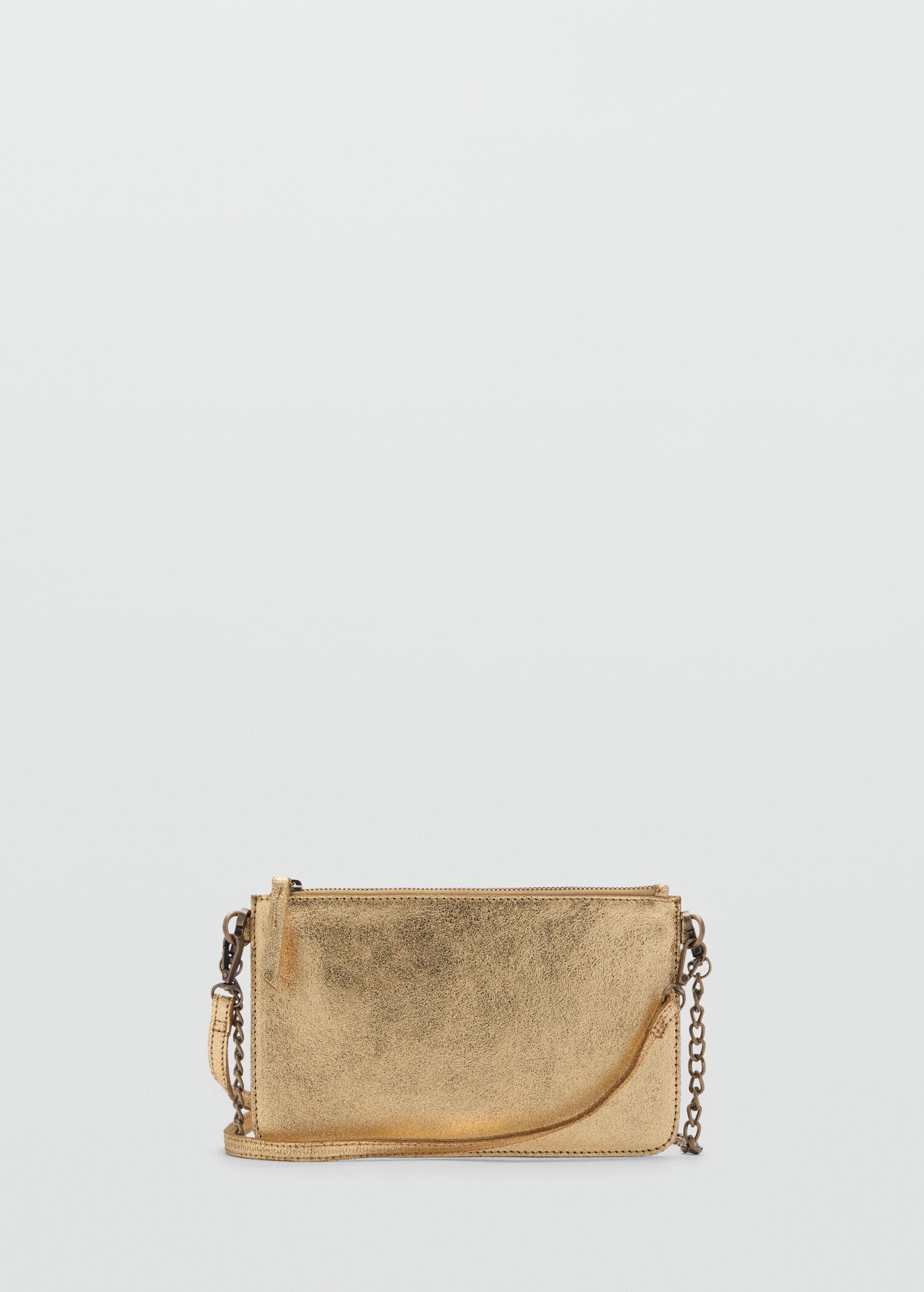 Ledertasche mit Metallic-Effekt - Artikel ohne Model