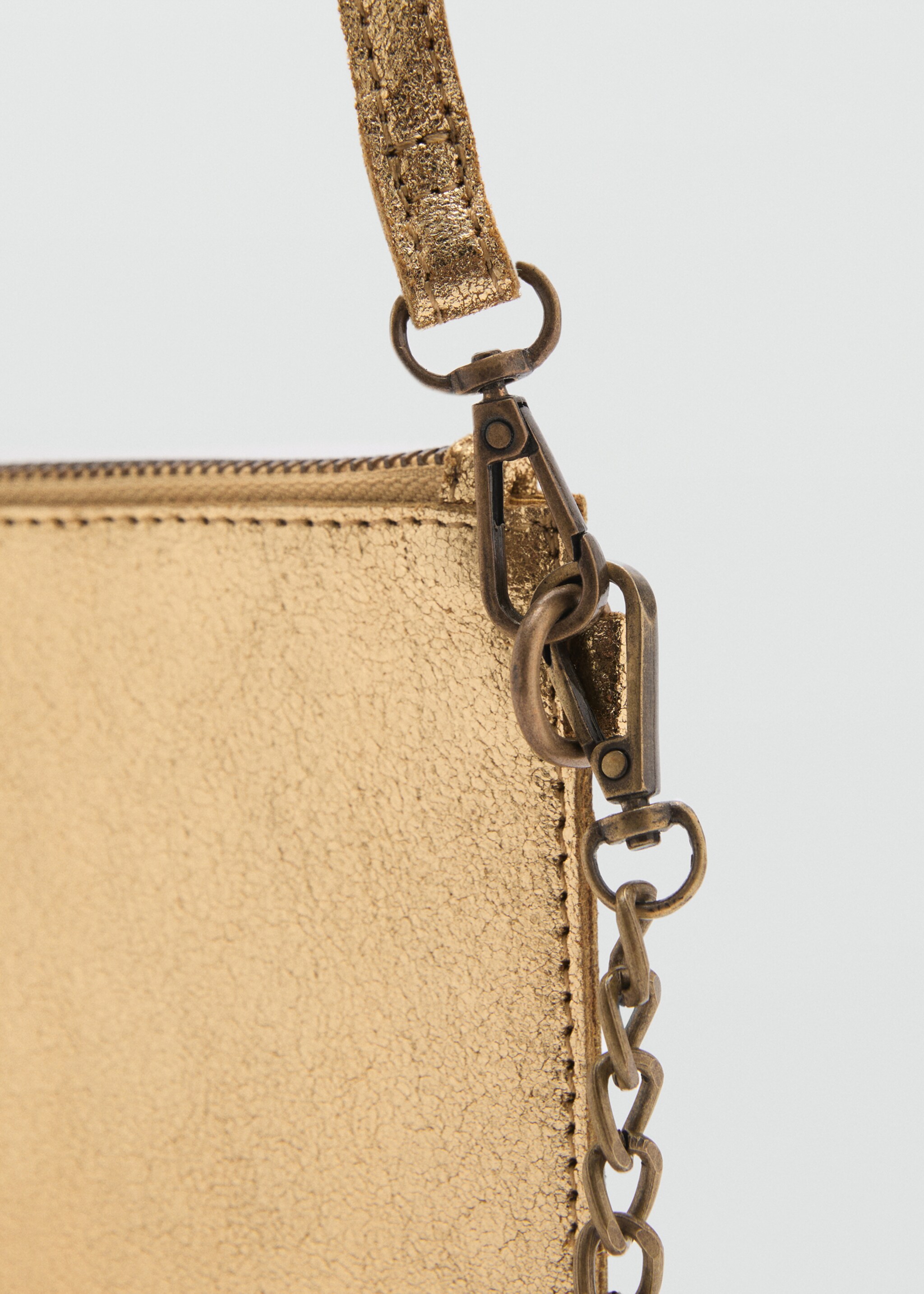 Leather metallic bag - Details of the article 1
