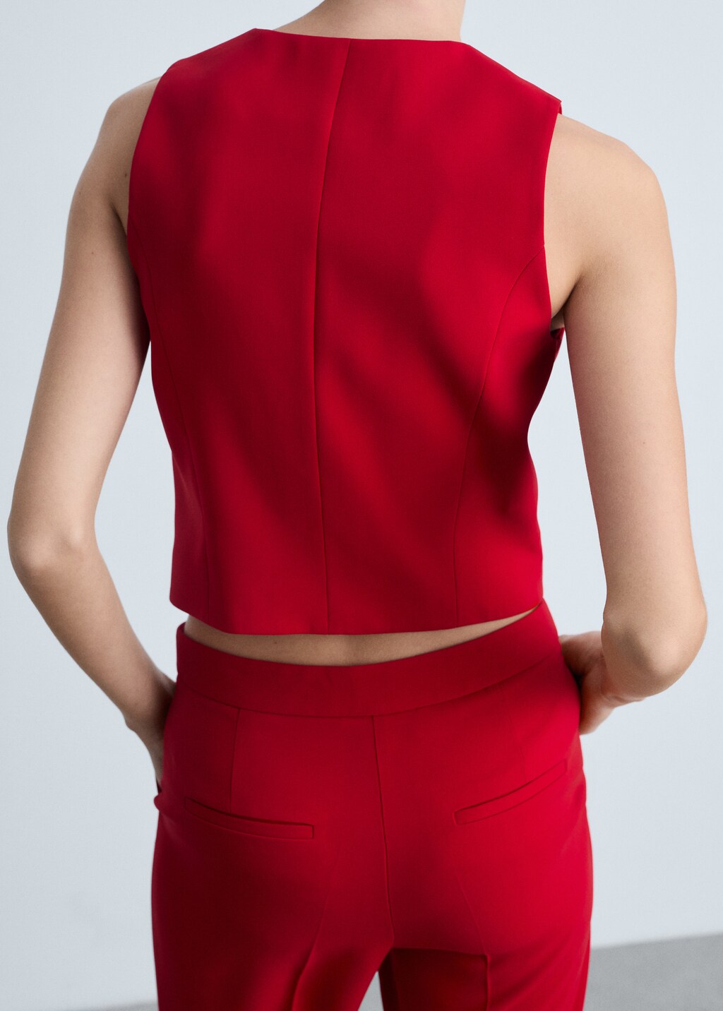Suit waistcoat with buttons - Women | MANGO USA