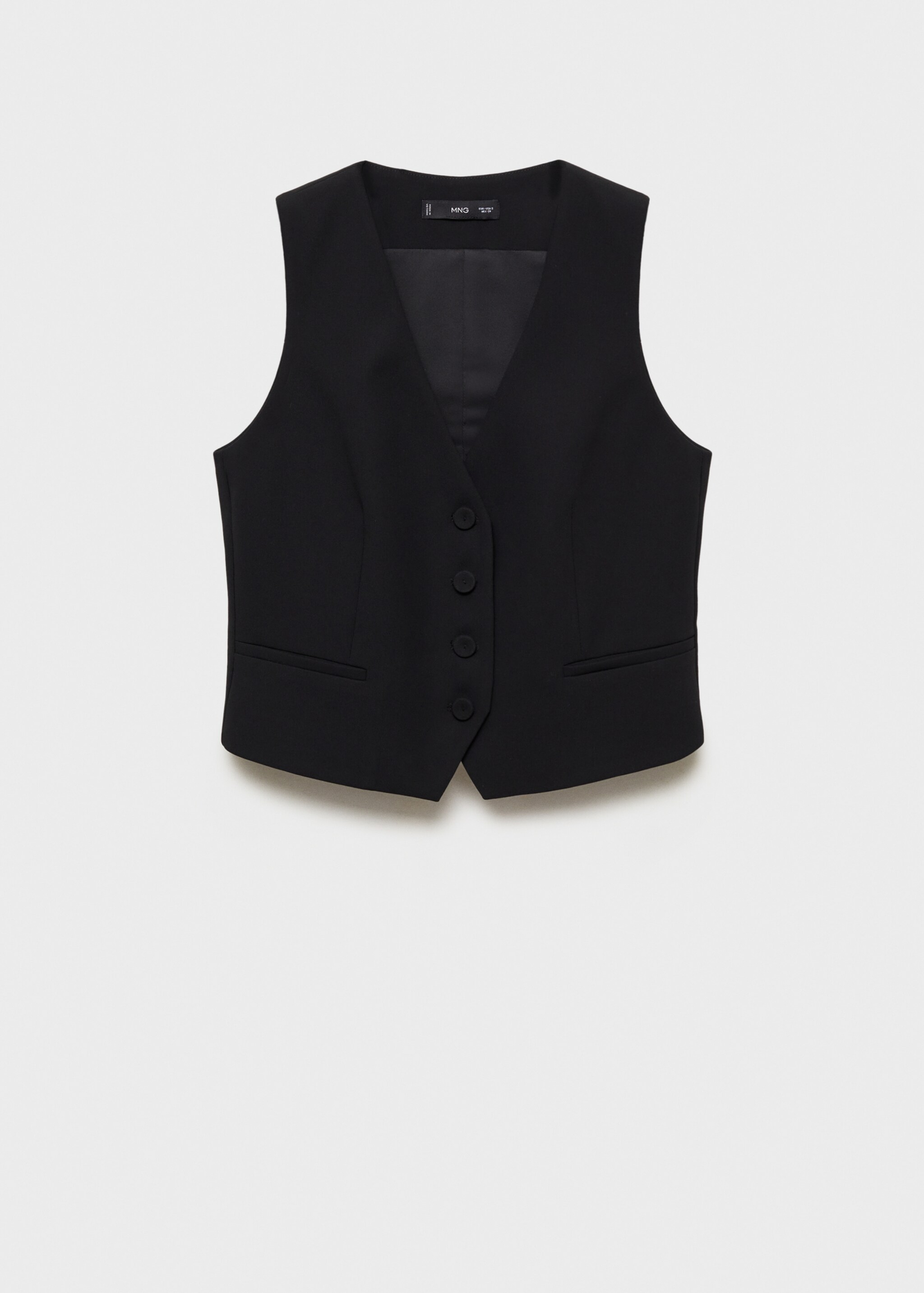 Suit waistcoat with buttons - Article without model