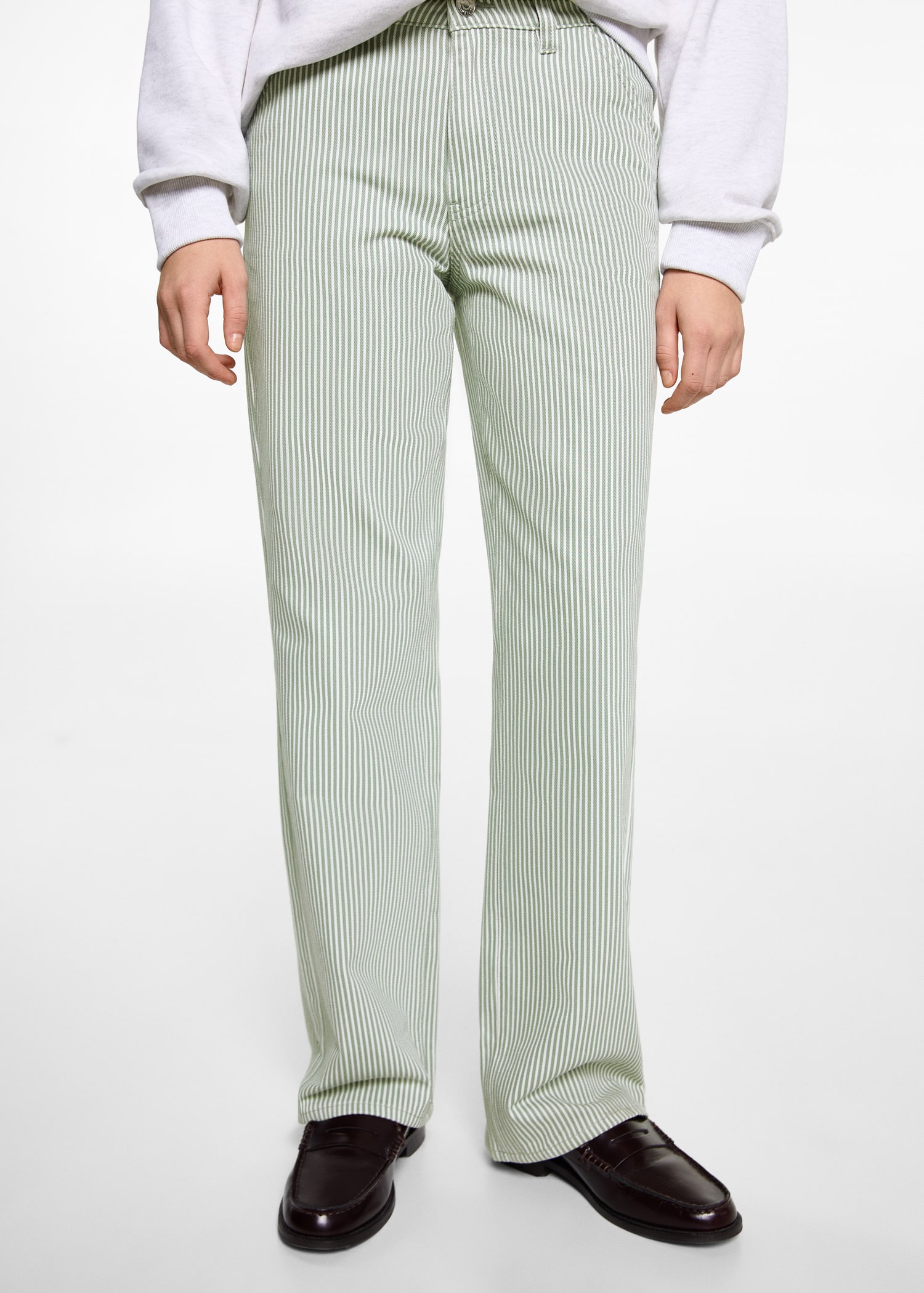 Jeans straight rayas - Main Image