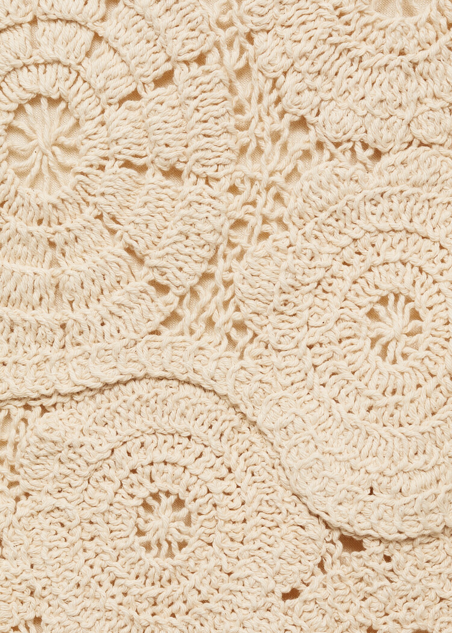 Floral crochet midi-skirt - Details of the article 0