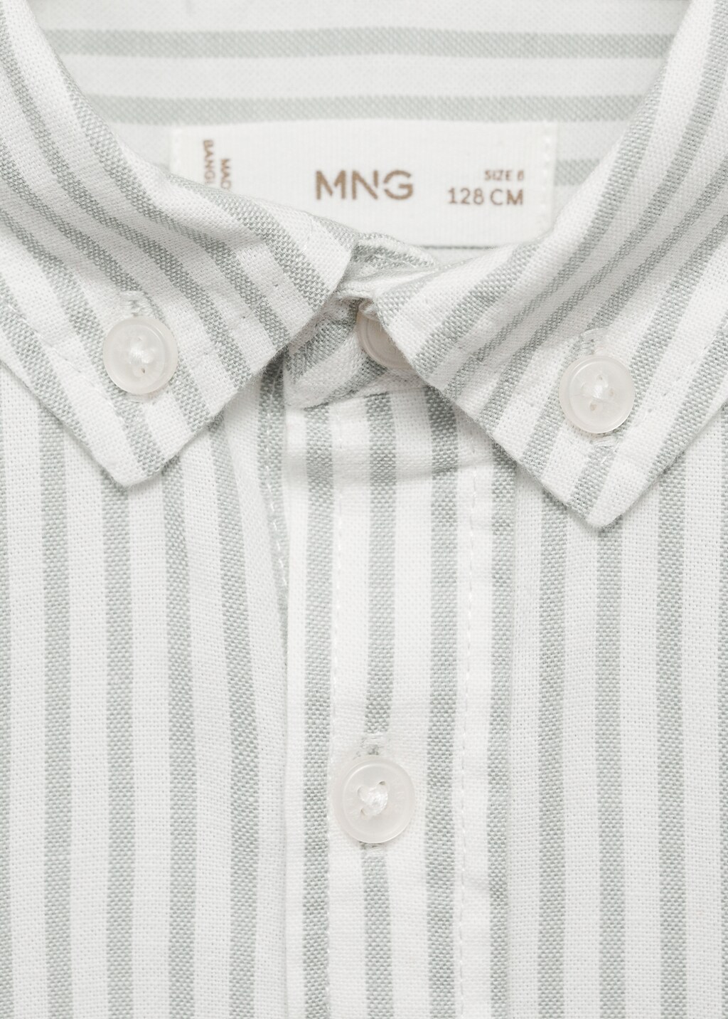 100% cotton Oxford striped shirt - Kids | MANGO USA 100% cotton Oxford striped shirt - Kids | MANGO USA