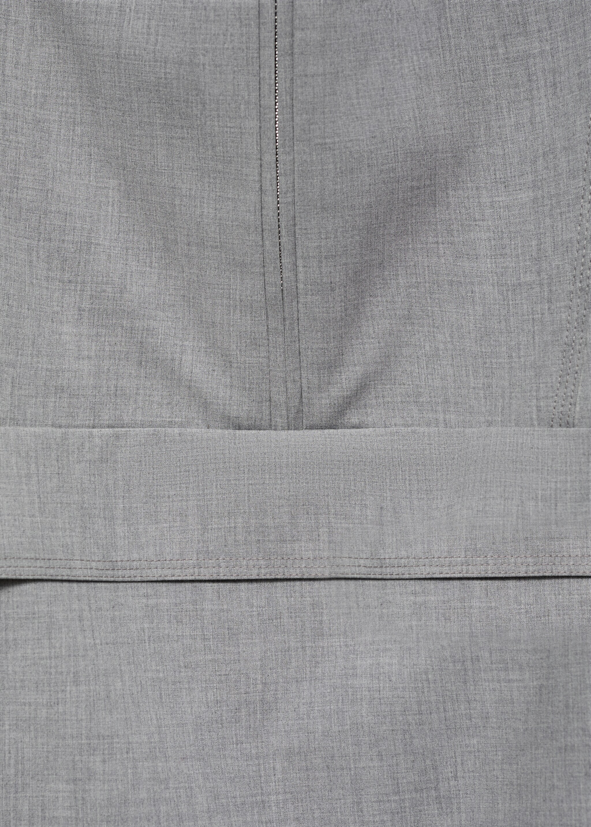 Parka oversized na zip - Detail zboží 0