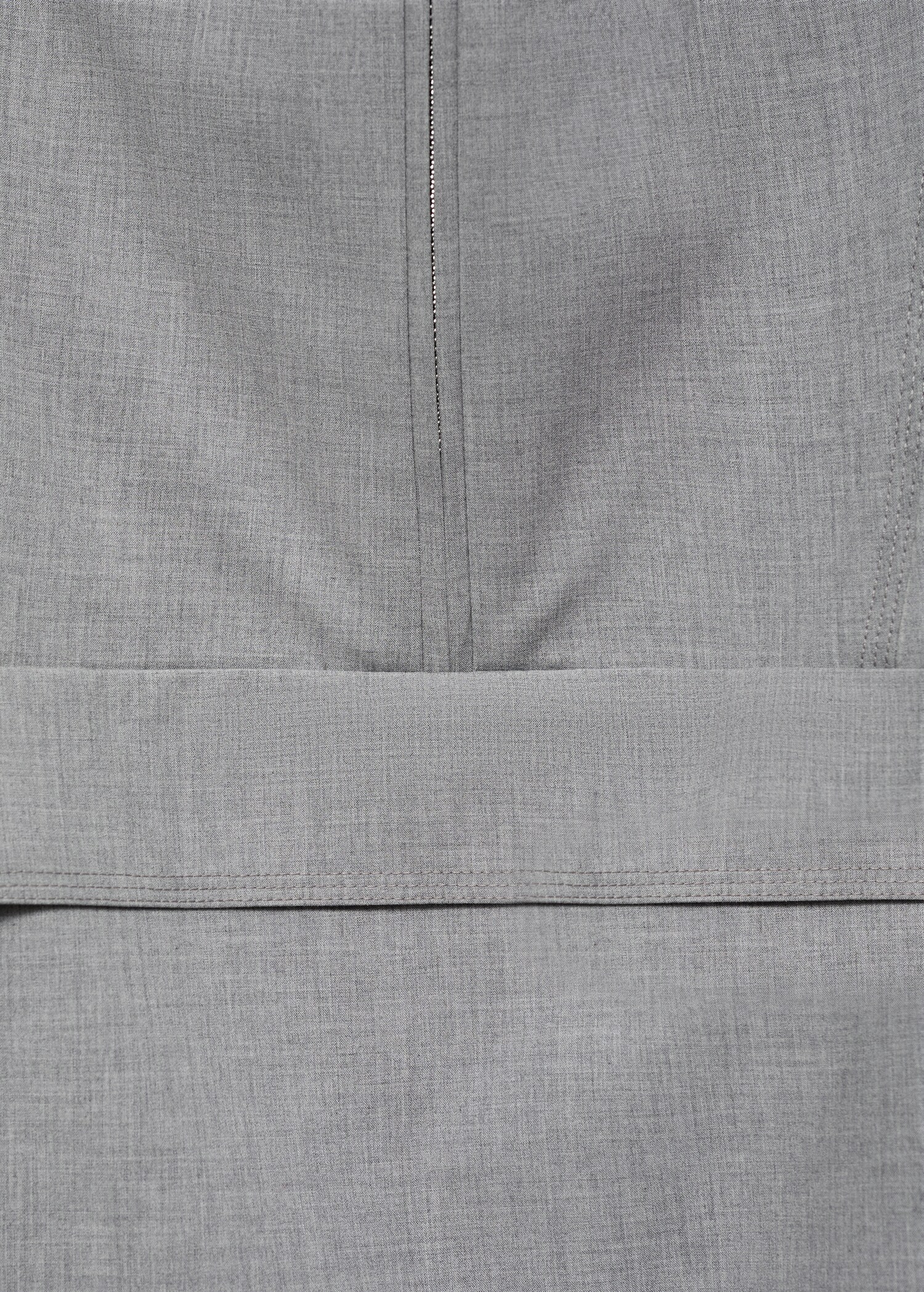 Oversized parka with zipper - Details of the article 0