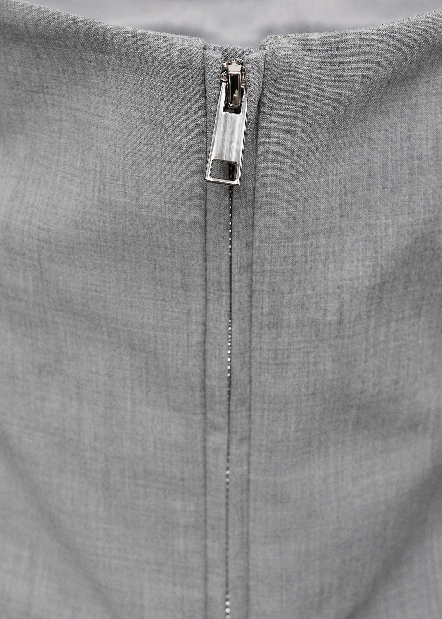 Oversized parka with zipper - Details of the article 8