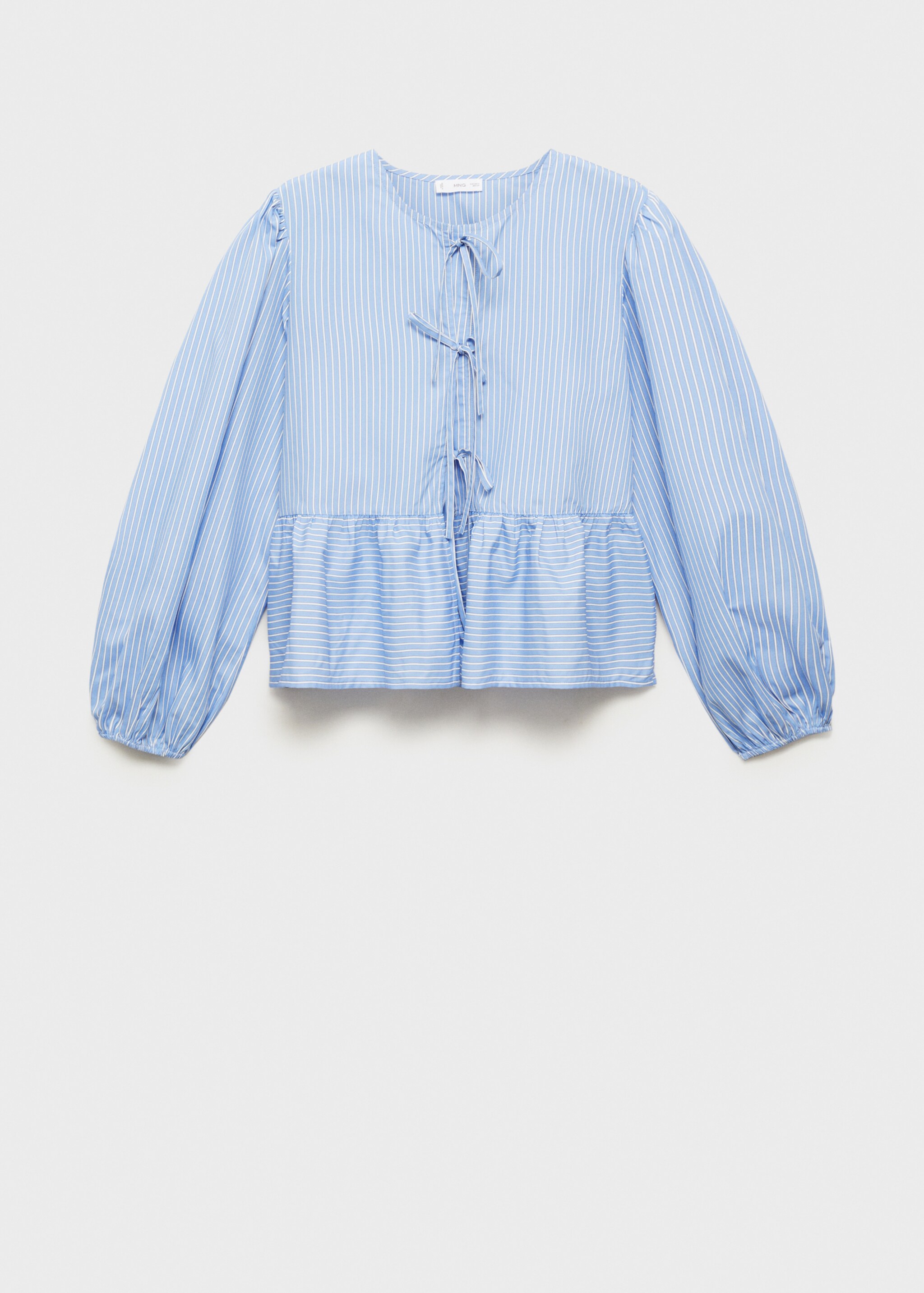 Camisa ratlles llaços - Article sense model