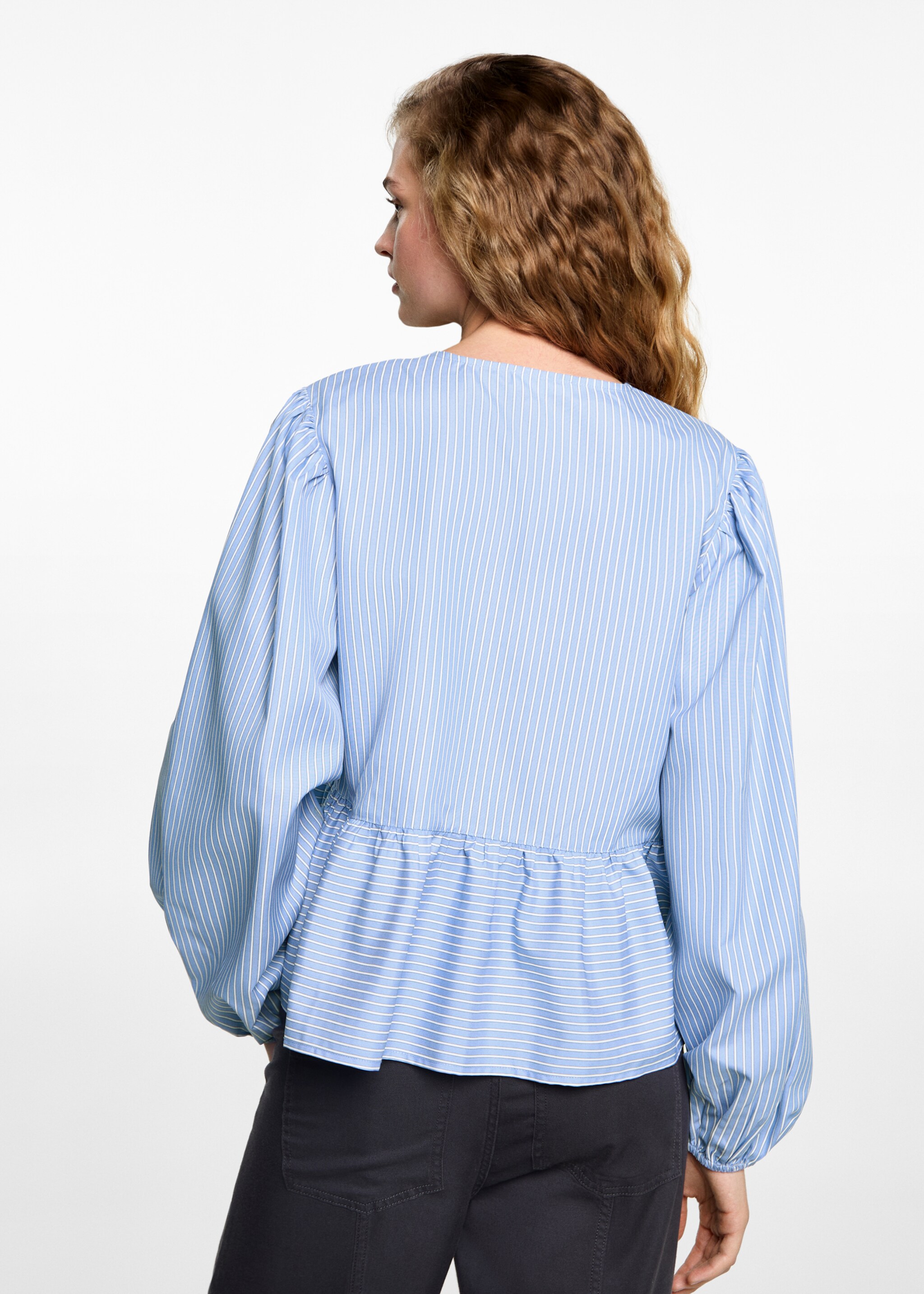 Camisa ratlles llaços - Revers de l'article