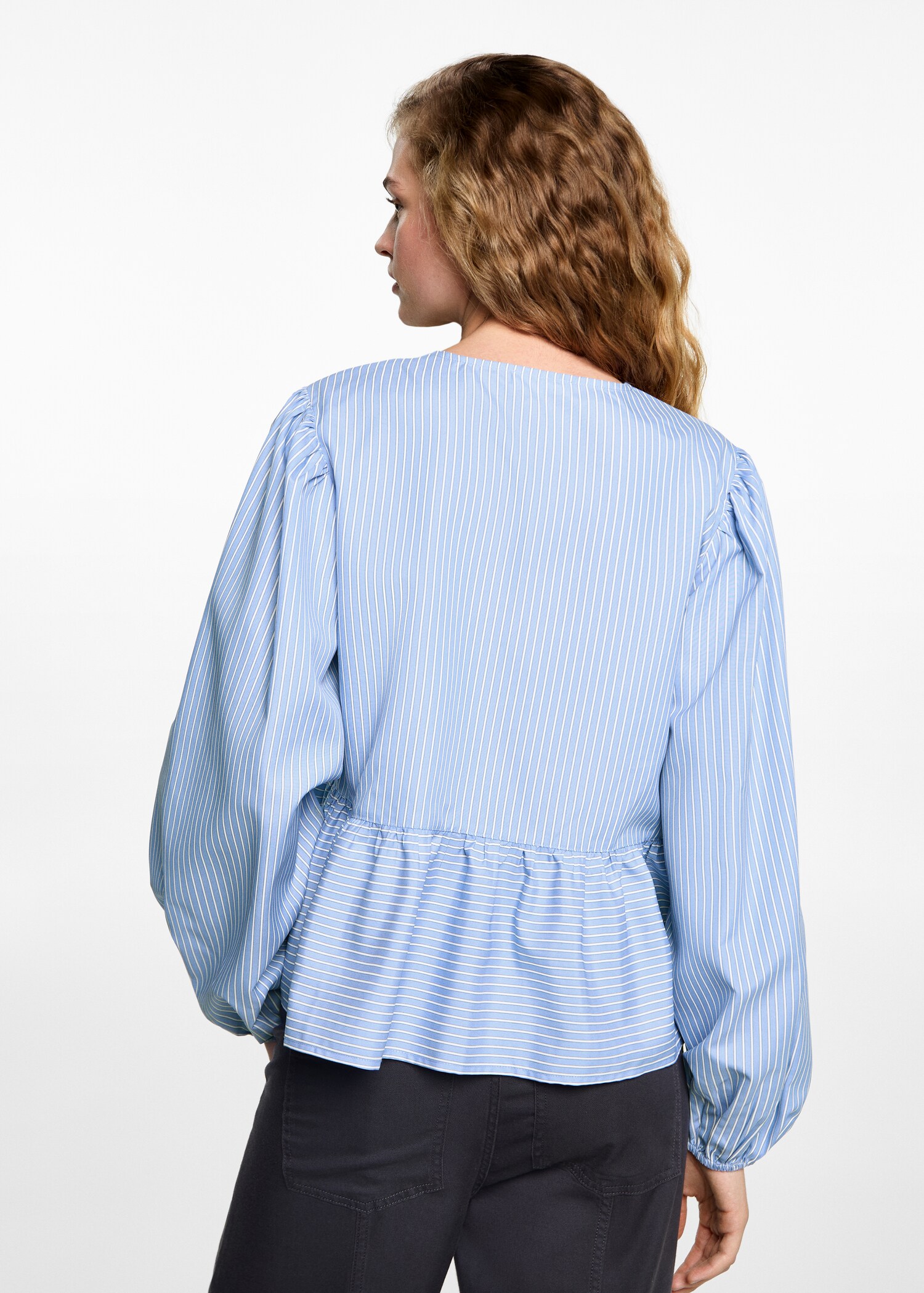 Camisa ratlles llaços - Revers de l'article