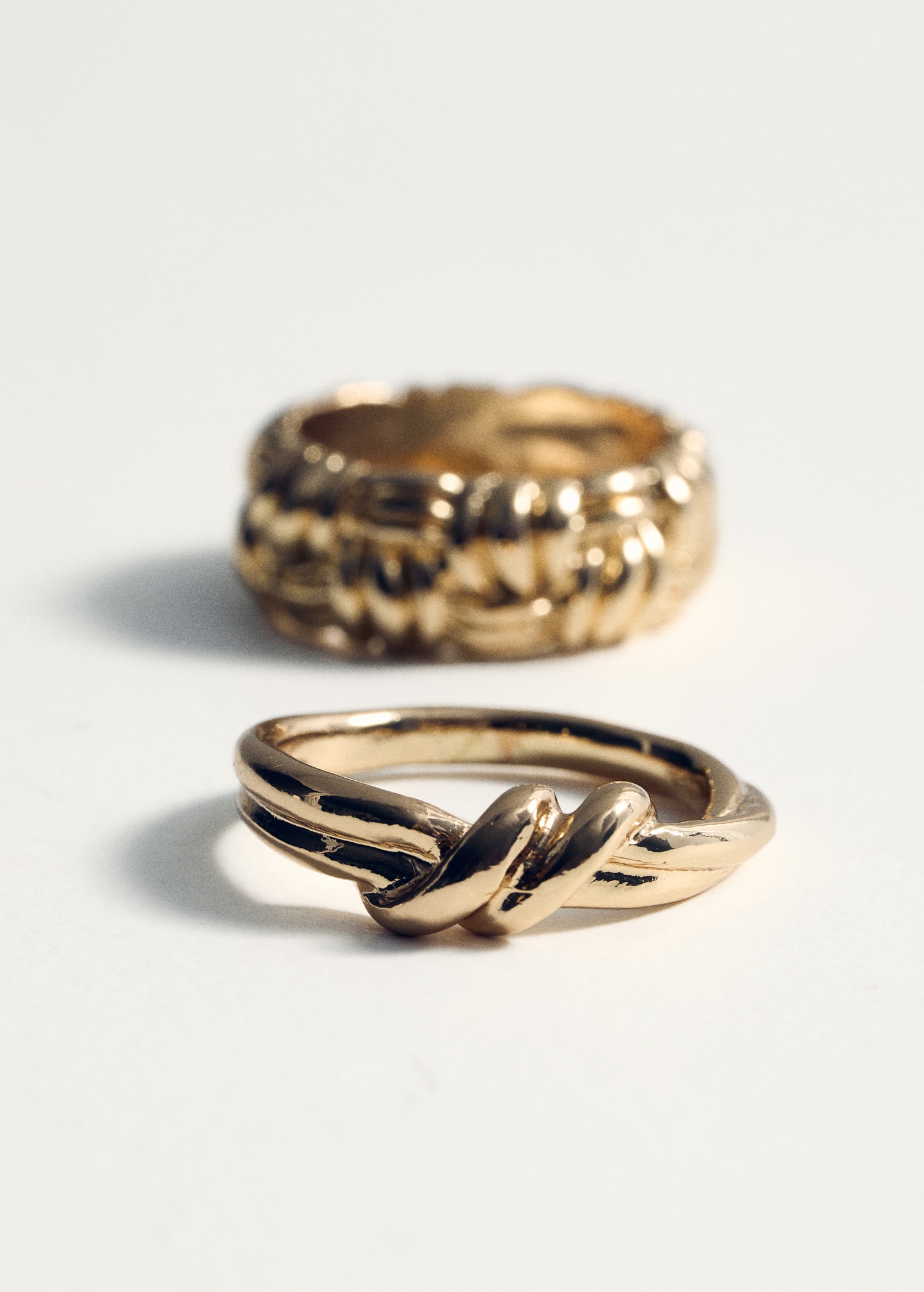 Set of combination rings - Women | MANGO Philippines