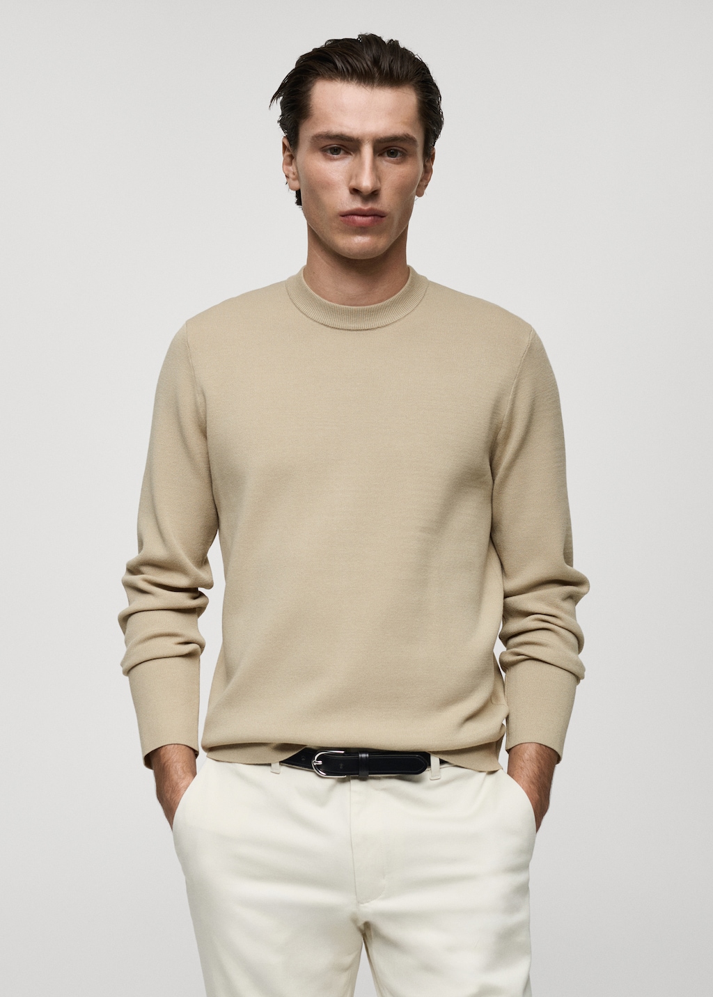 Medium-knit regular-fit sweater