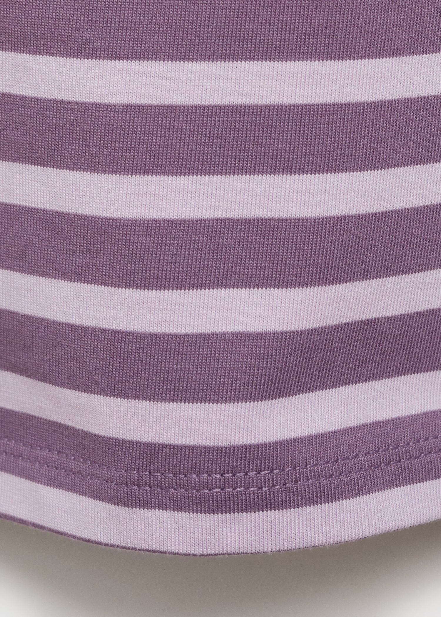 Fine Stripe Webbing in Lilac Fine Stripe Webbing in Lilac