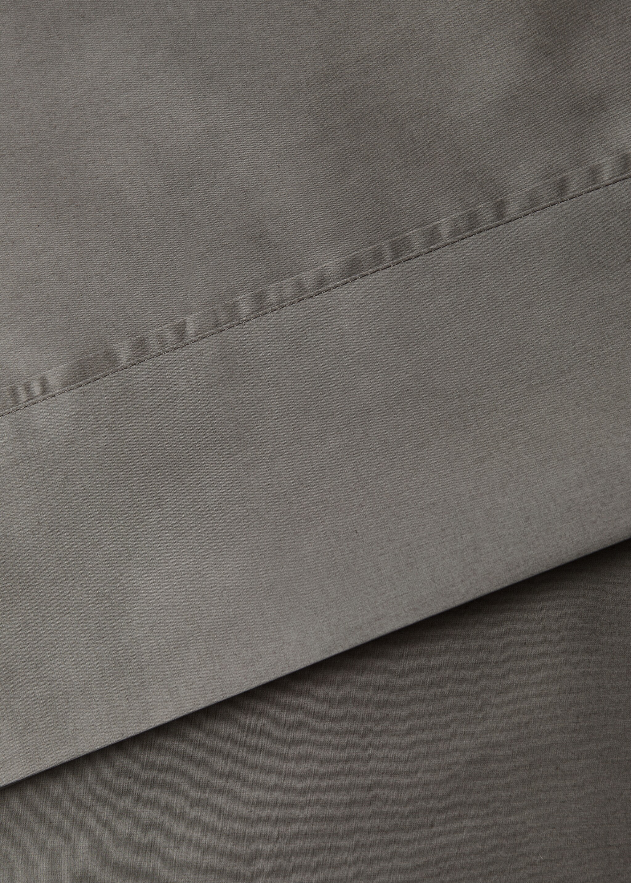300-thread count percale cotton top sheet for 180/200 cm bed - Details of the article 1