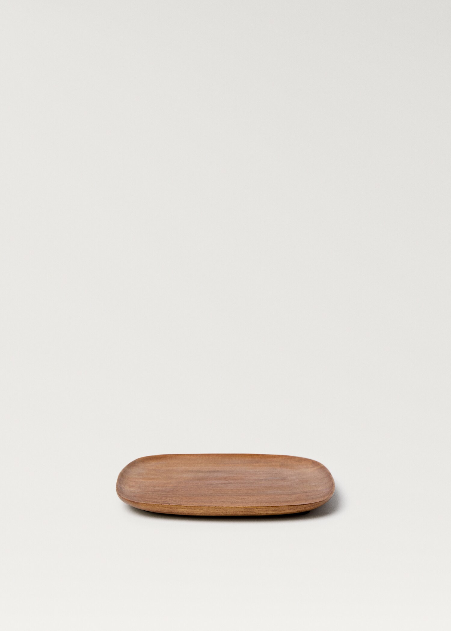 Small square wooden decorative tray - Article without model