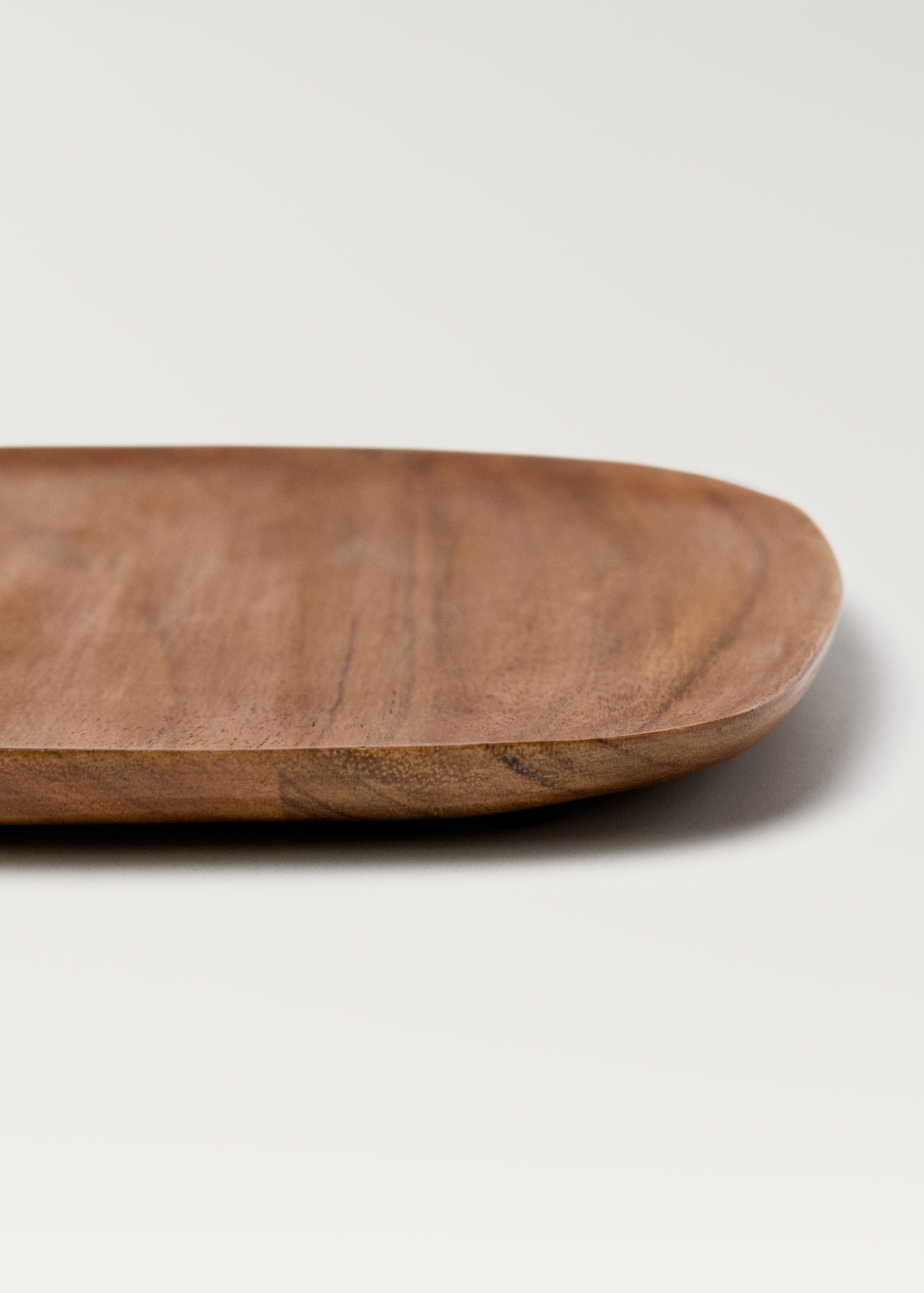 Small square wooden decorative tray - Details of the article 1