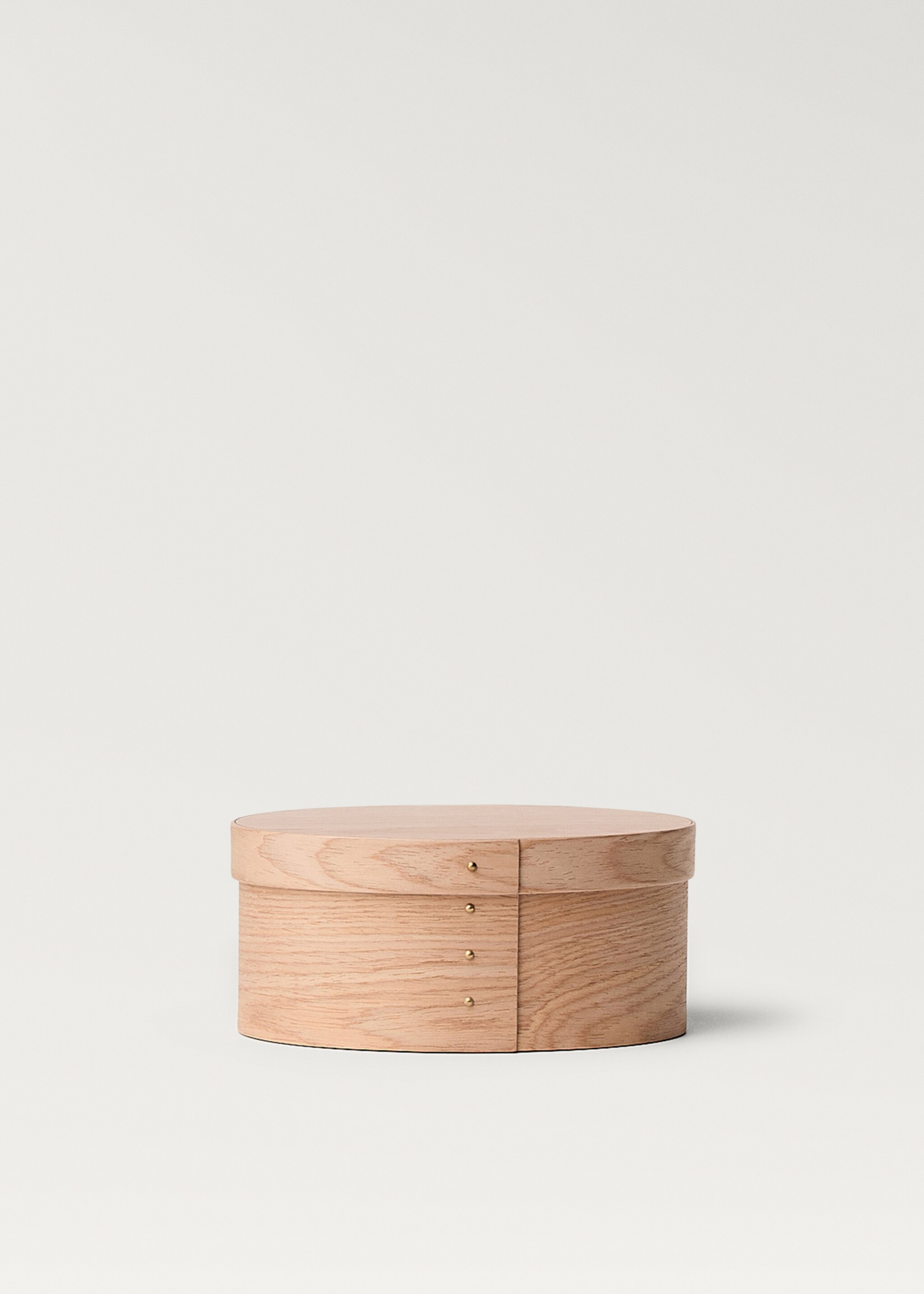 Small oval wooden box - Article without model