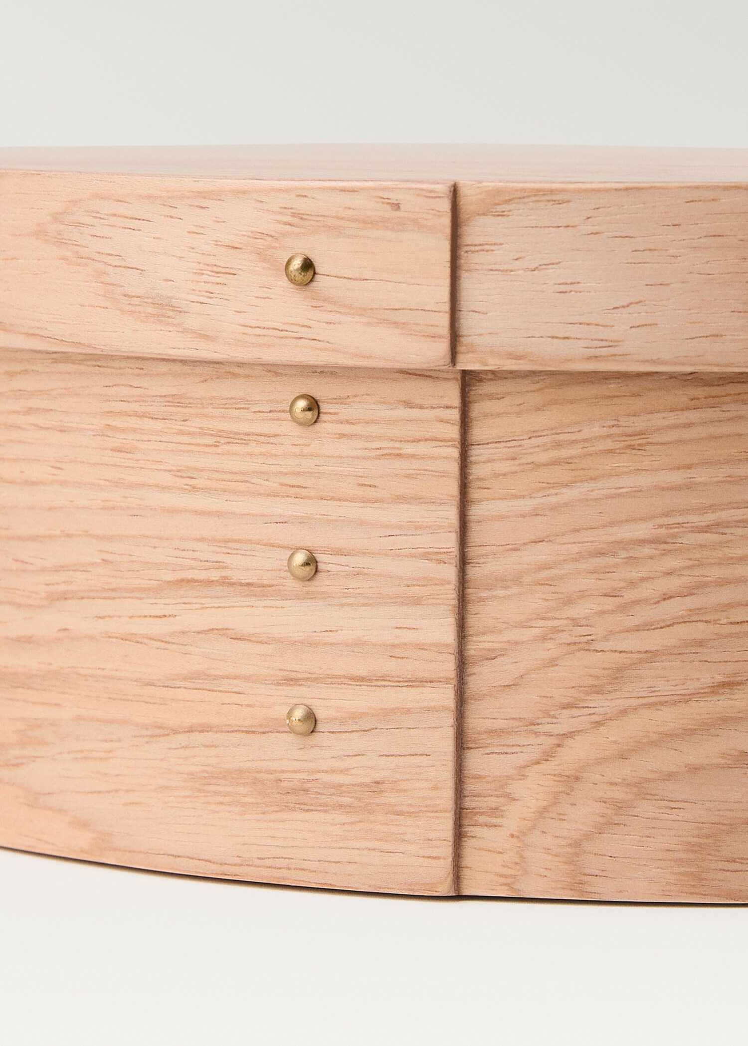 Kleine ovaalvormige houten kistje - Detail van het artikel 2
