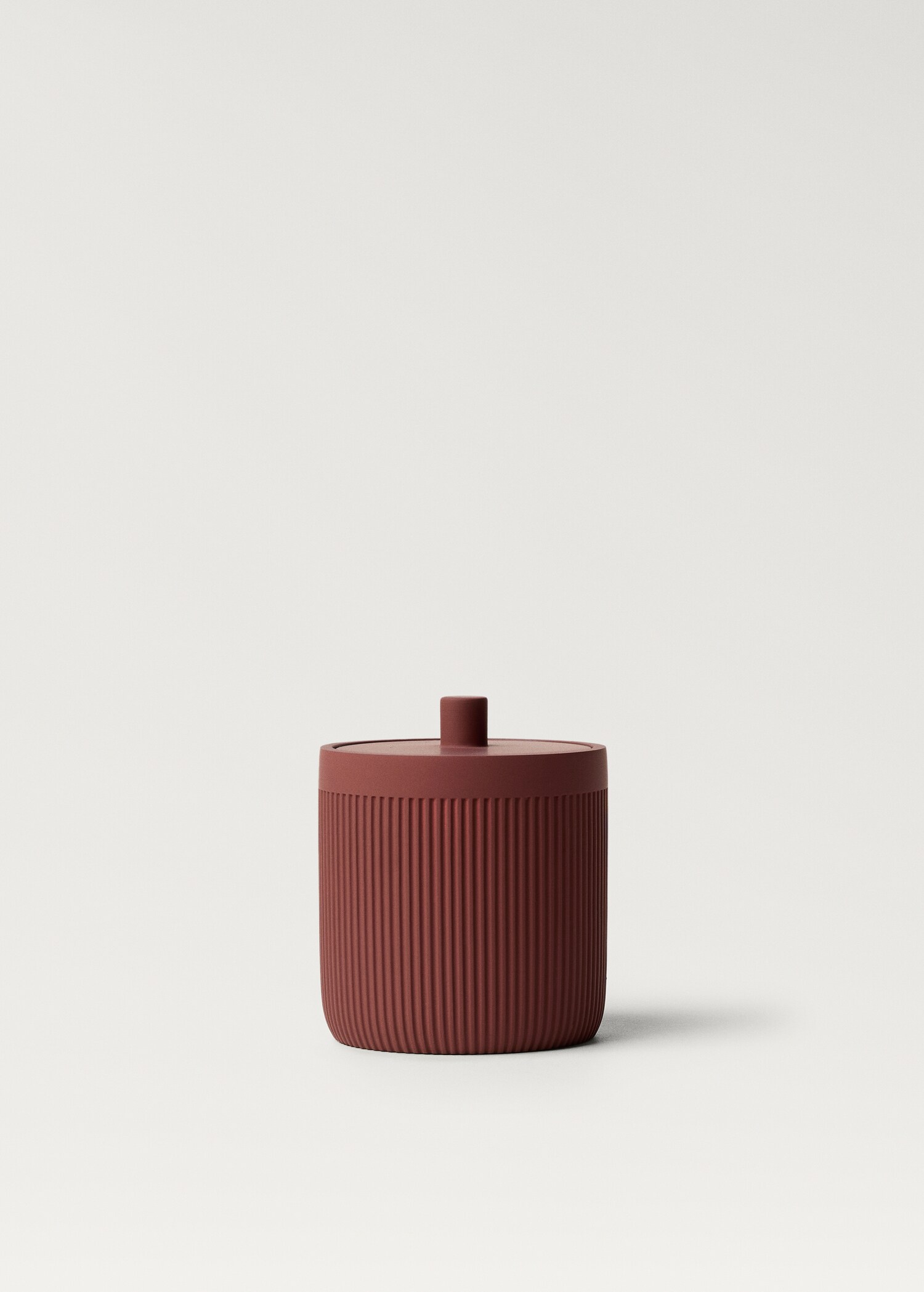 Resin bathroom jar with lid - Article without model