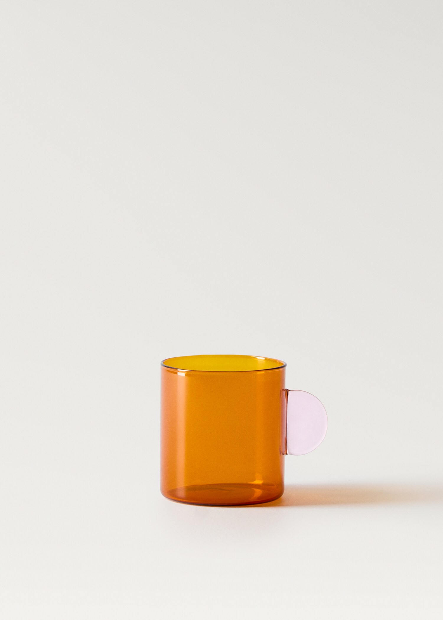Two-tone borosilicate cappuccino cup - Article without model