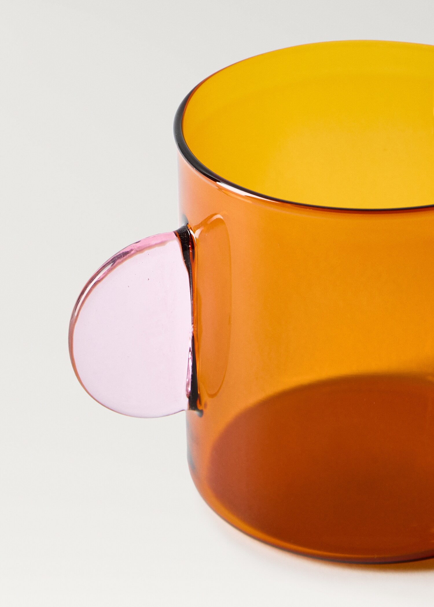 Two-tone borosilicate cappuccino cup - Details of the article 1