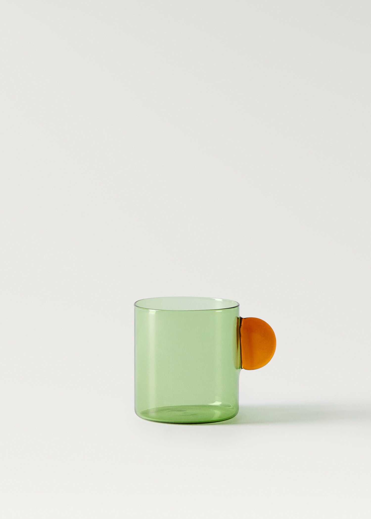 Two-tone borosilicate cappuccino cup - Article without model