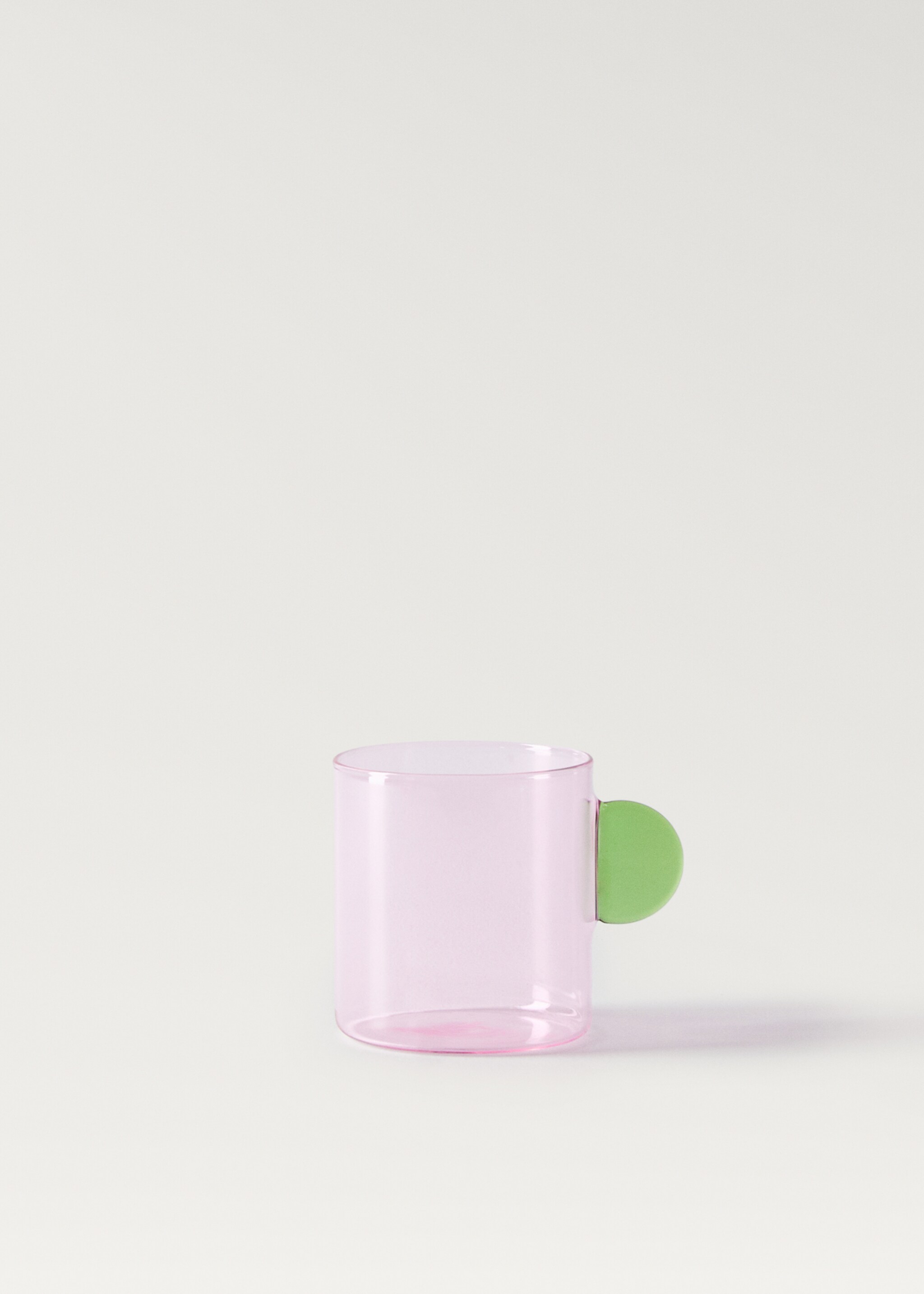 Dwukolorowa filiżanka cappuccino z borosilikatu - Artykuł bez modela/modelki