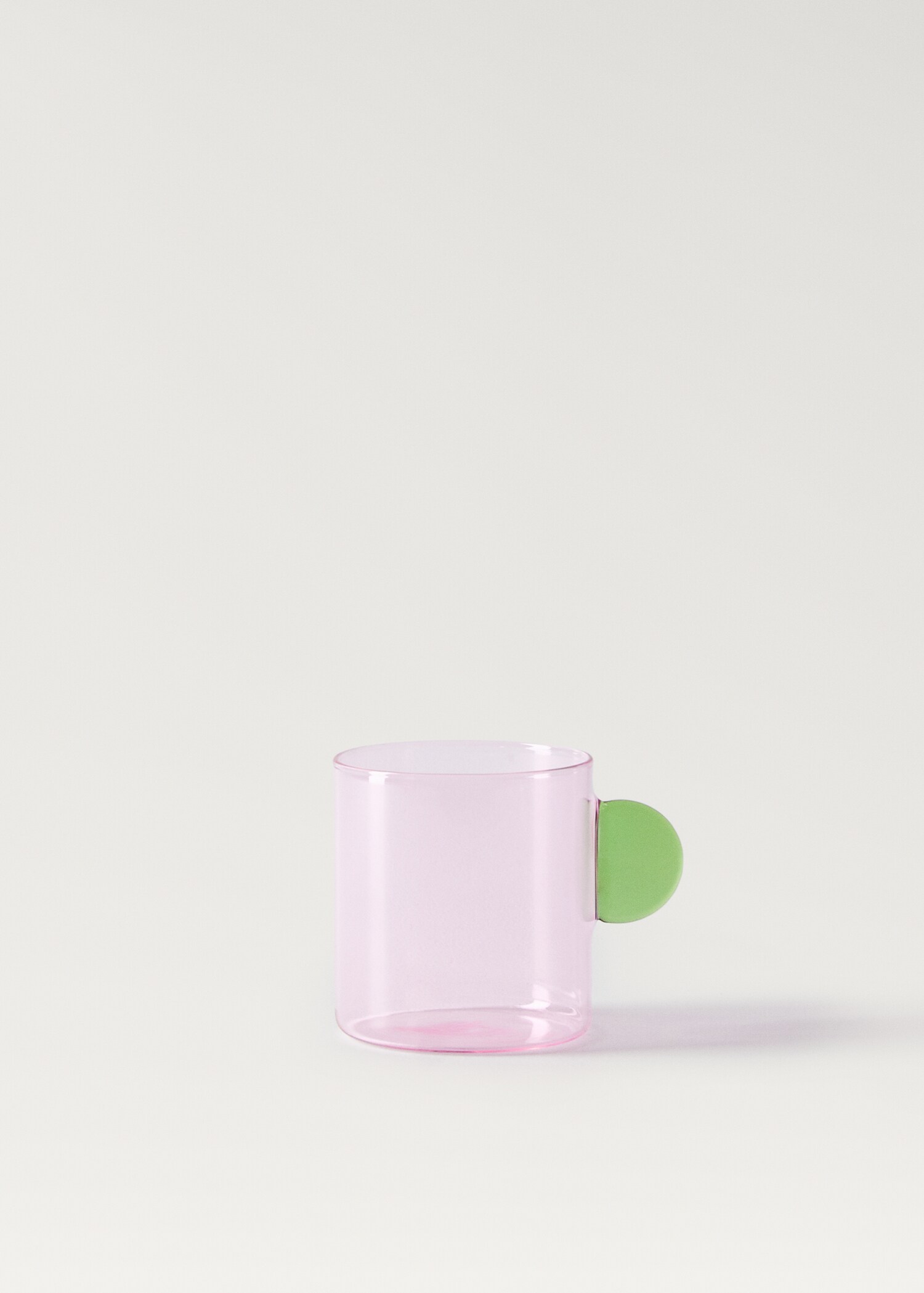 Two-tone borosilicate cappuccino cup - Article without model