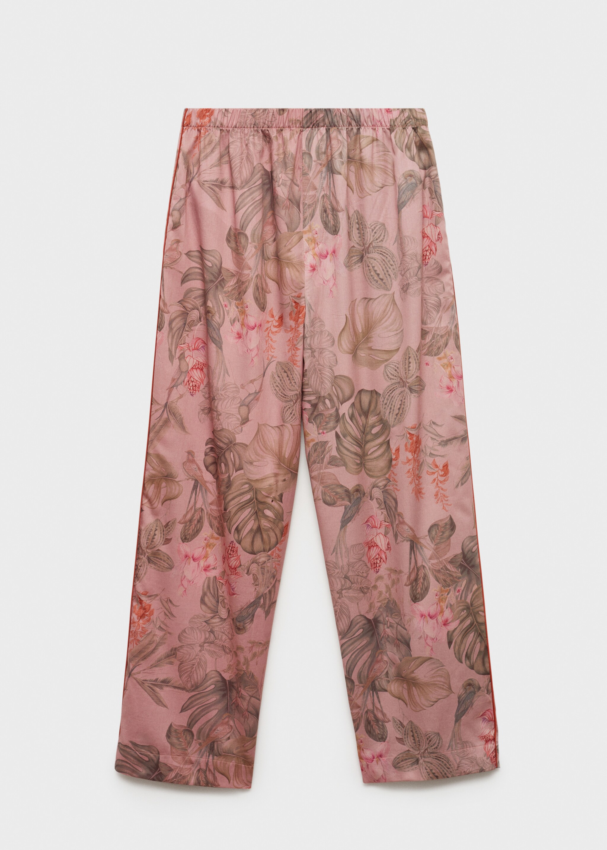 Pyjamahose mit Tropical Print - Artikel ohne Model