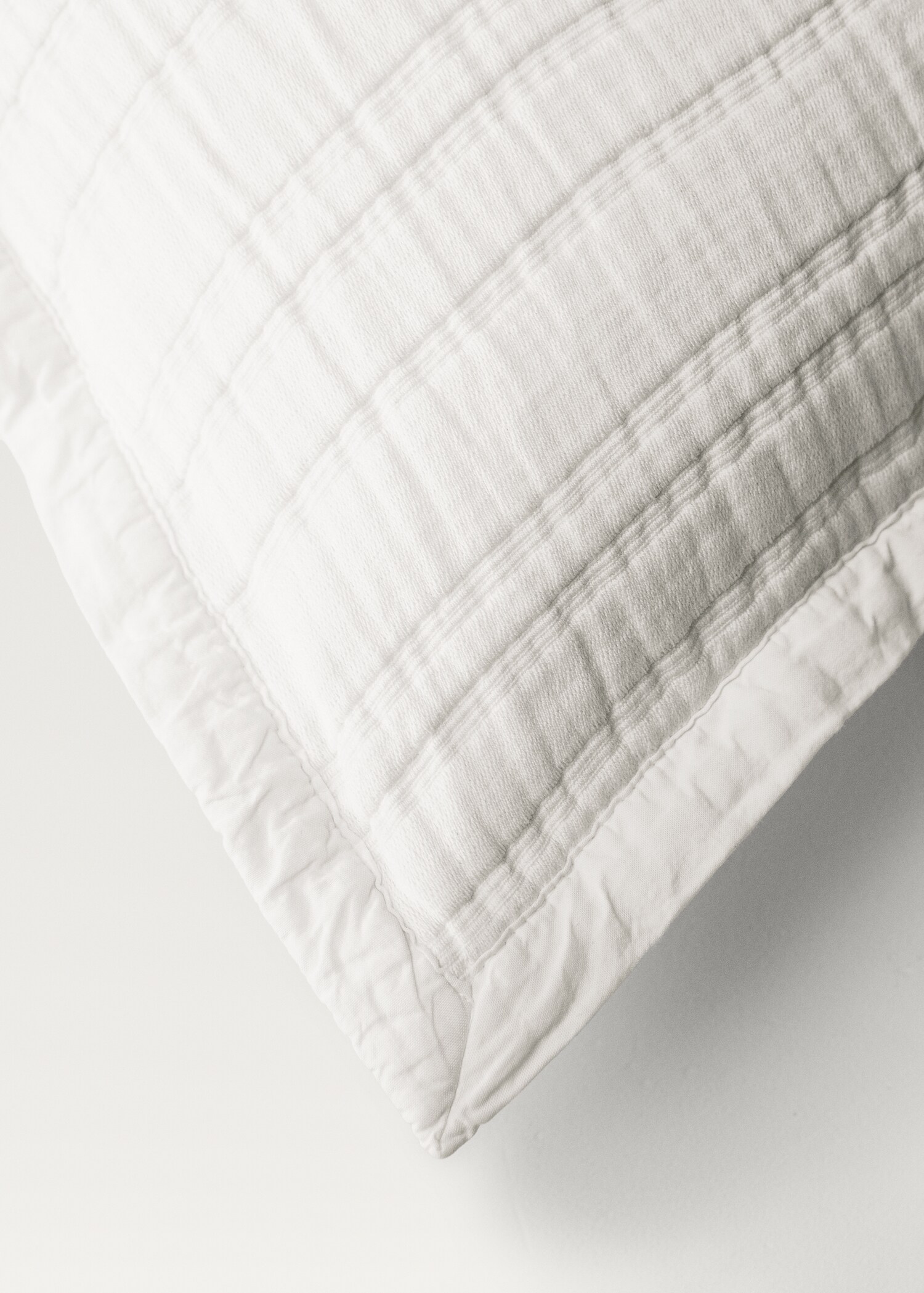Cotton jacquard striped cushion cover 50x50 cm - Details of the article 3