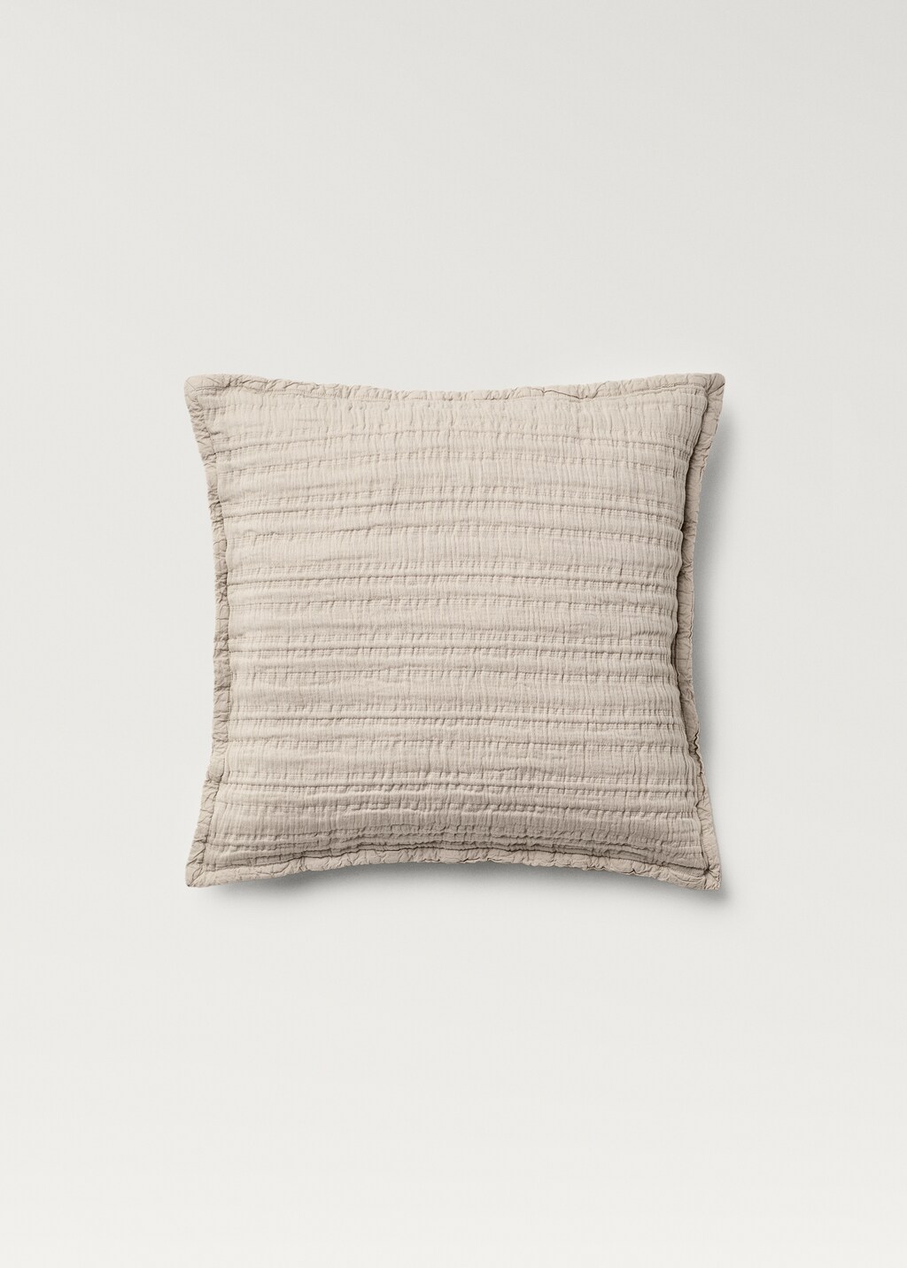 Cotton jacquard striped cushion cover 50x50 cm