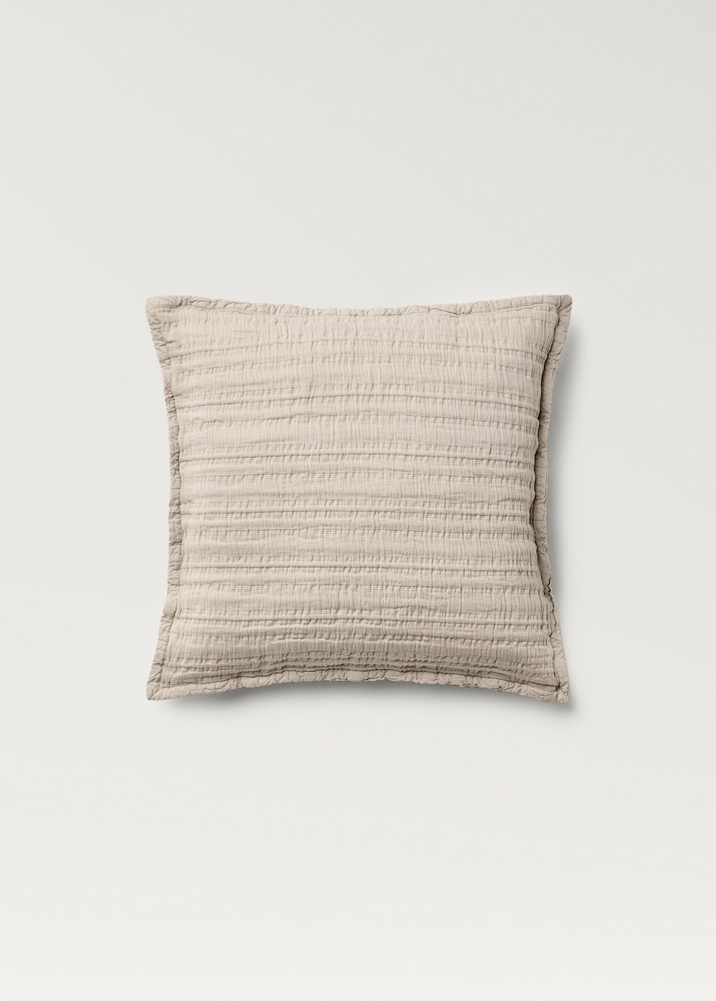 Cotton jacquard striped cushion cover 50x50 cm