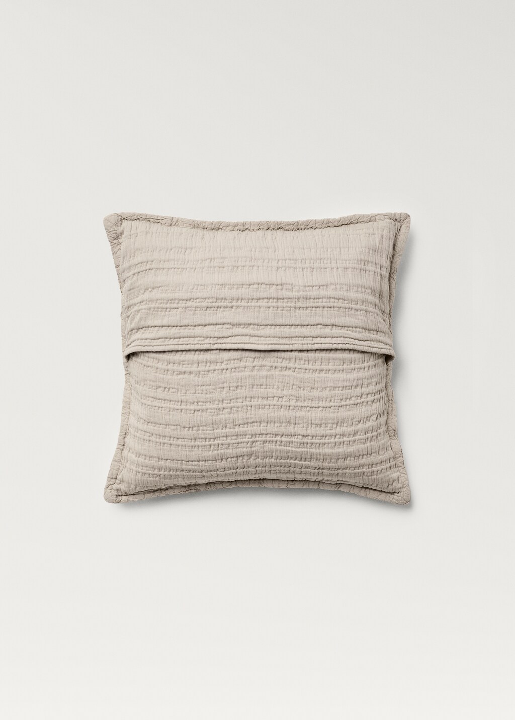 Cotton jacquard striped cushion cover 50x50 cm