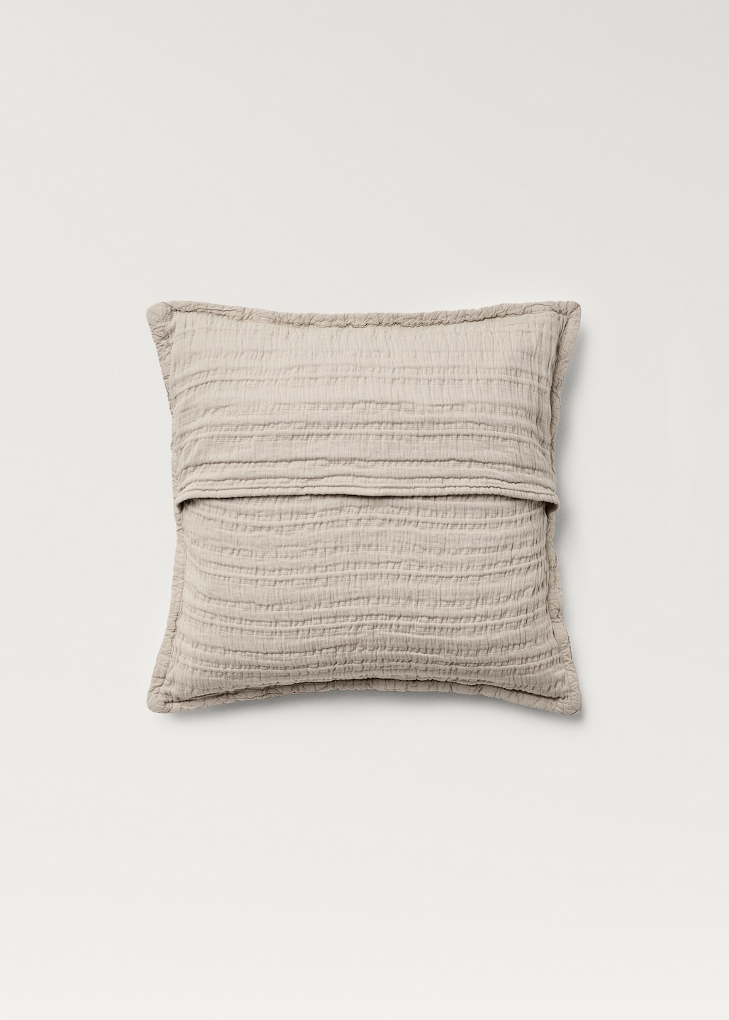 Cotton jacquard striped cushion cover 50x50 cm