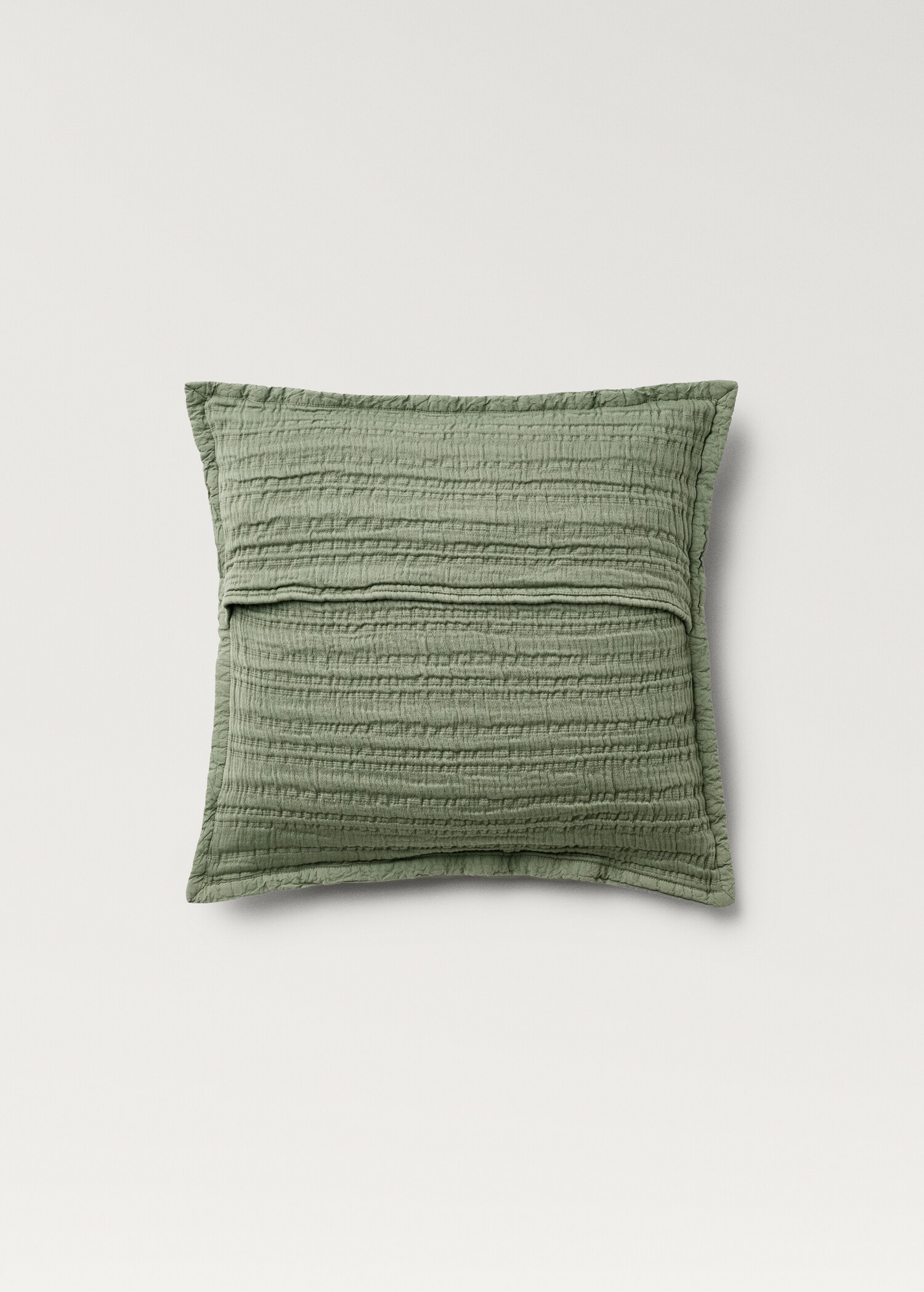 Cotton jacquard striped cushion cover 50x50 cm - Details of the article 1