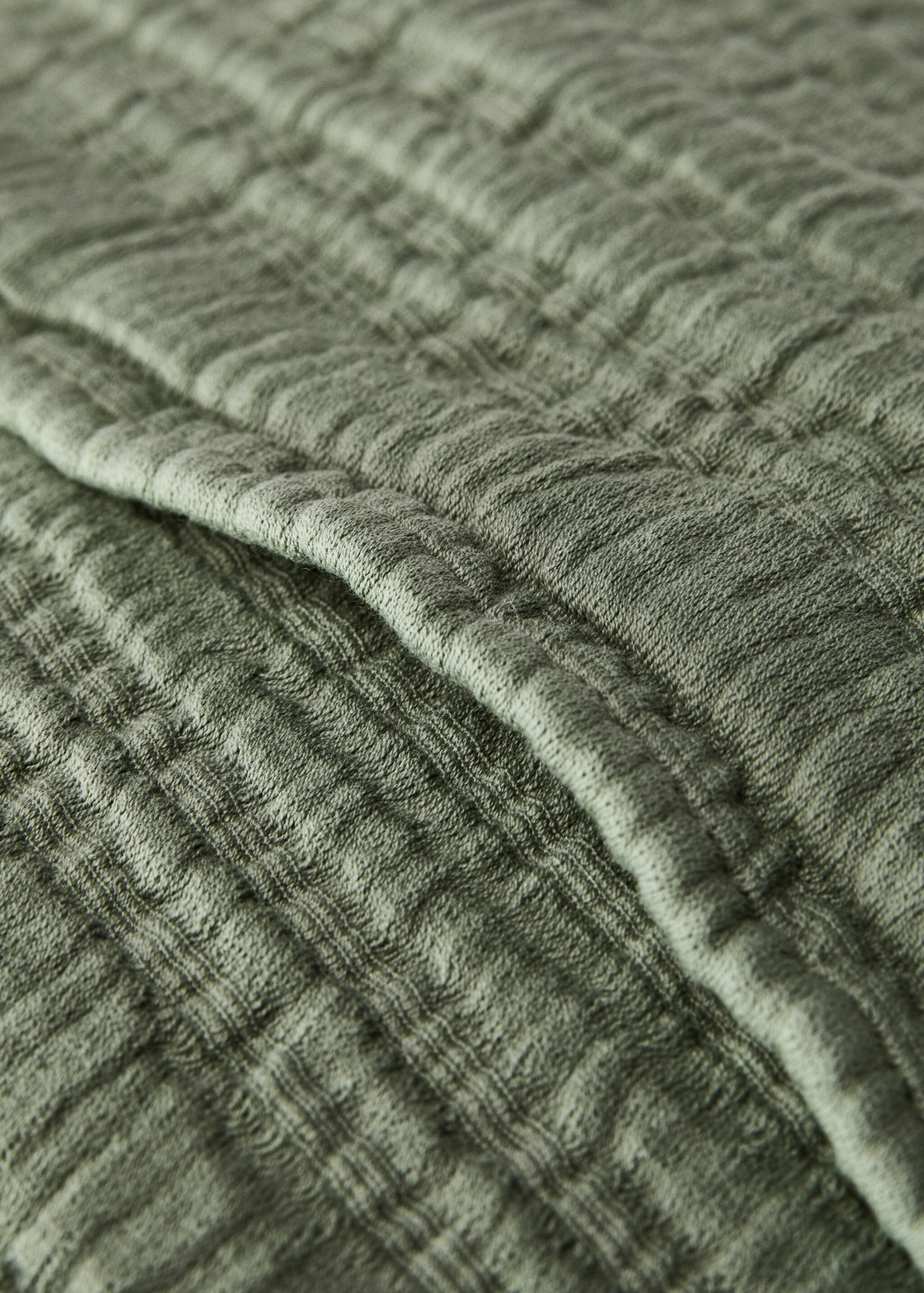Funda cojín algodón jacquard rayas 50x50 cm - Detall de l'article 2