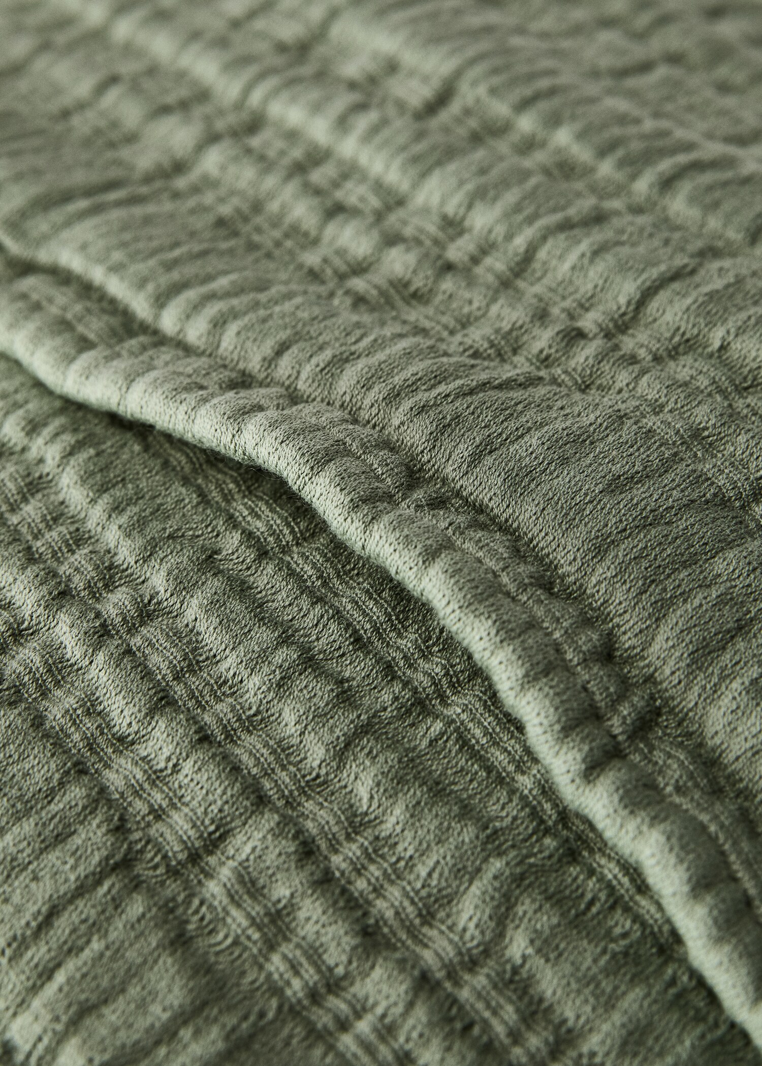 Cotton jacquard striped cushion cover 50x50 cm - Details of the article 2