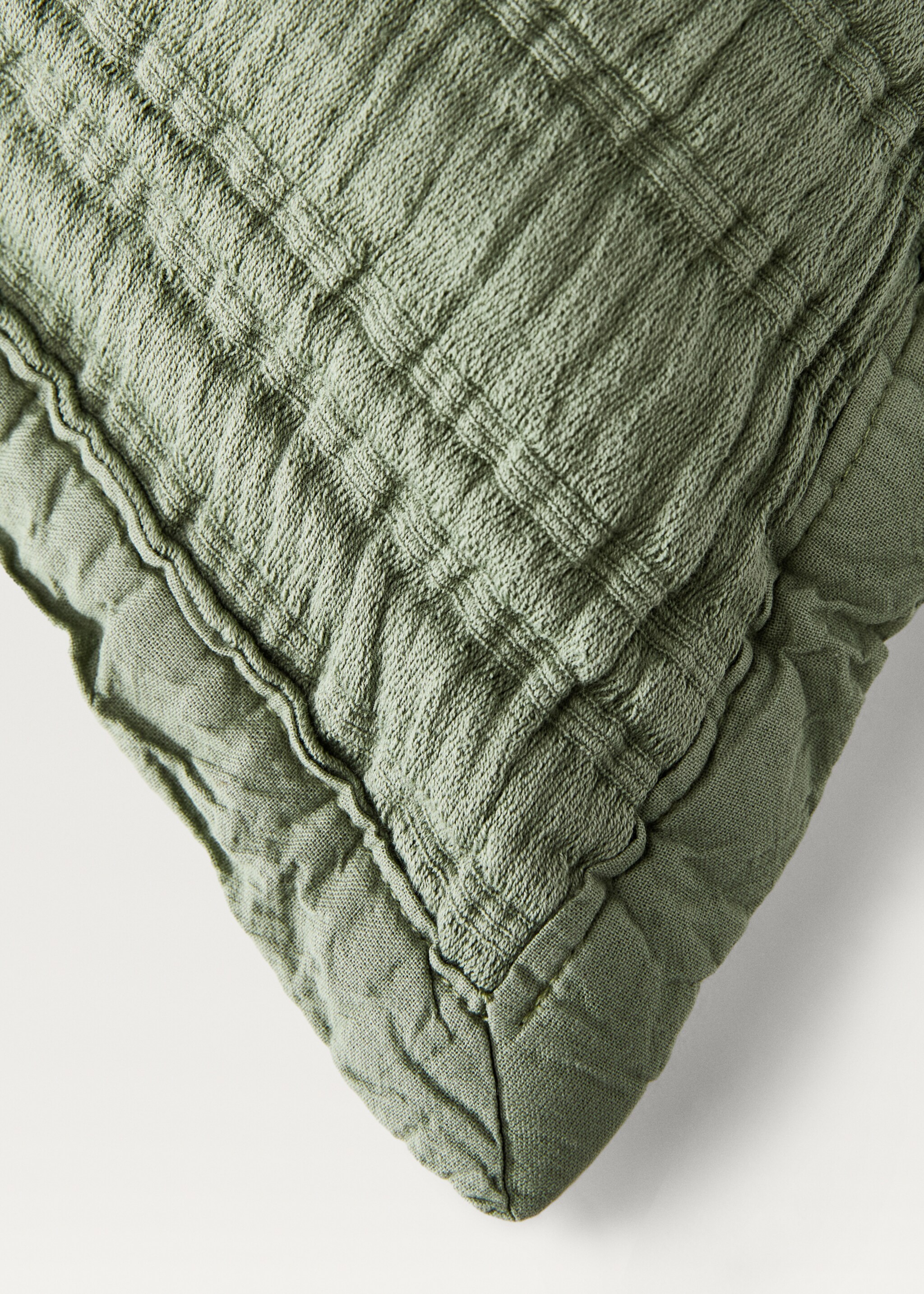 Jacquard-Kissenhülle aus Baumwolle mit Streifen 50x50 cm - Detail des Artikels 3