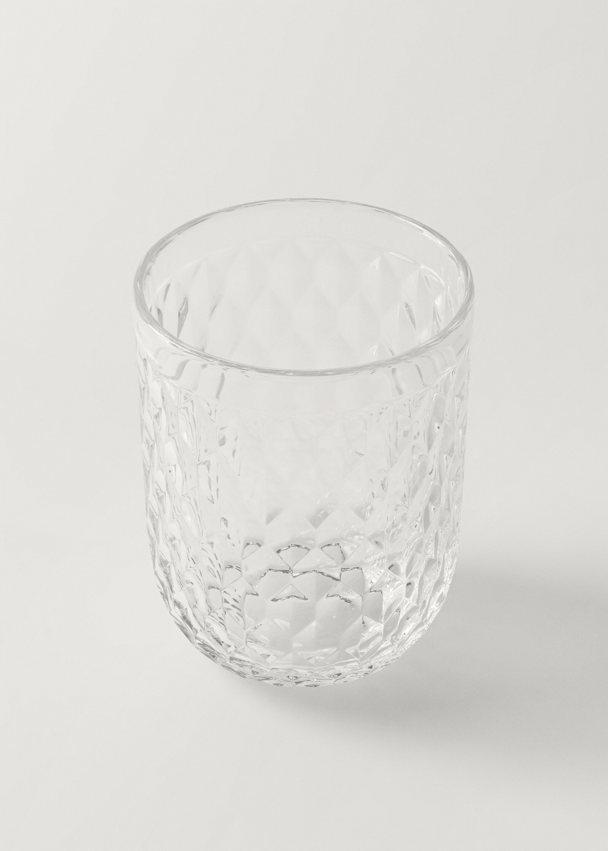 Small geometric embossed glass - Details of the article 1
