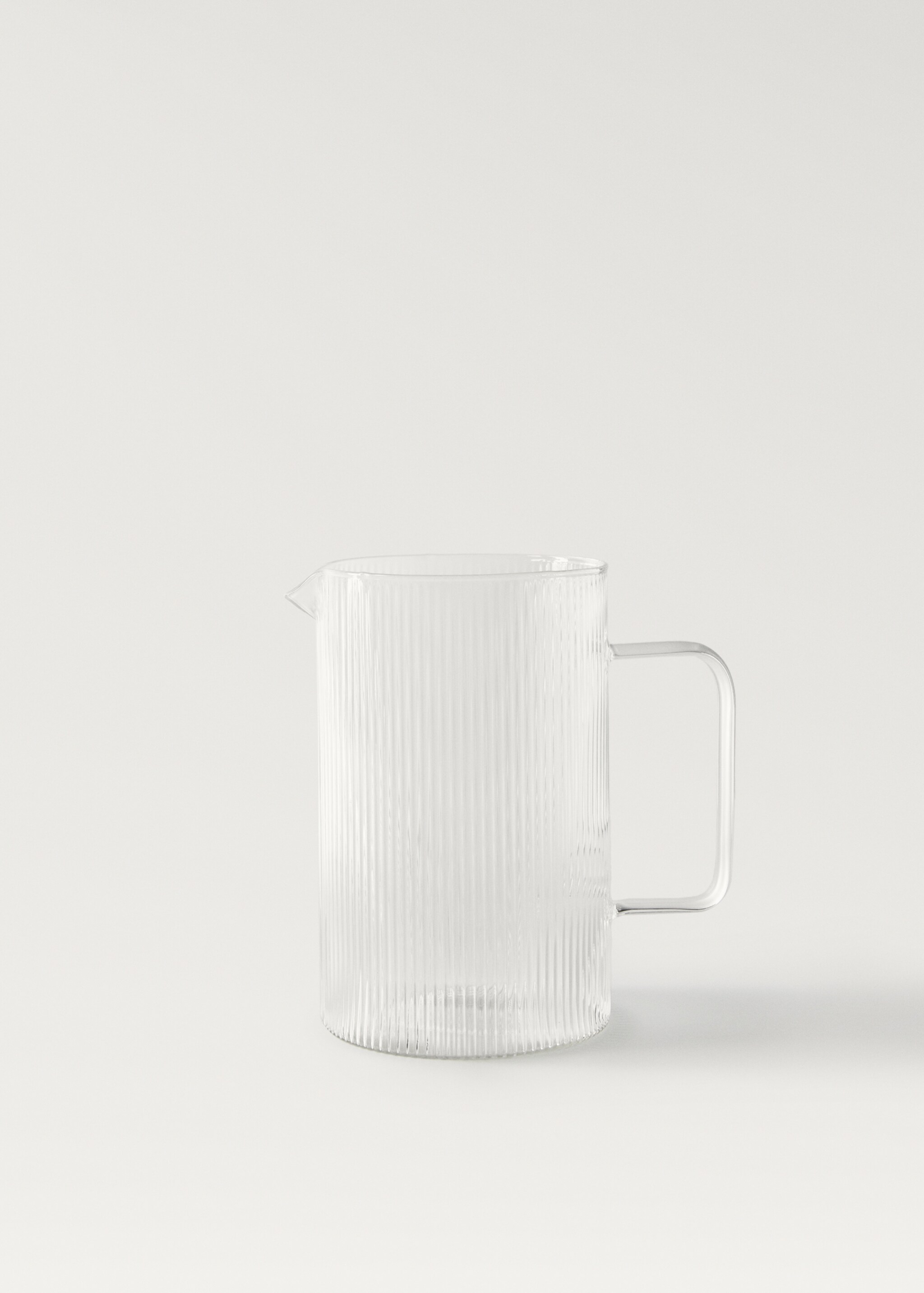 Jarra borosilicato detalle líneas - Artículo sin modelo