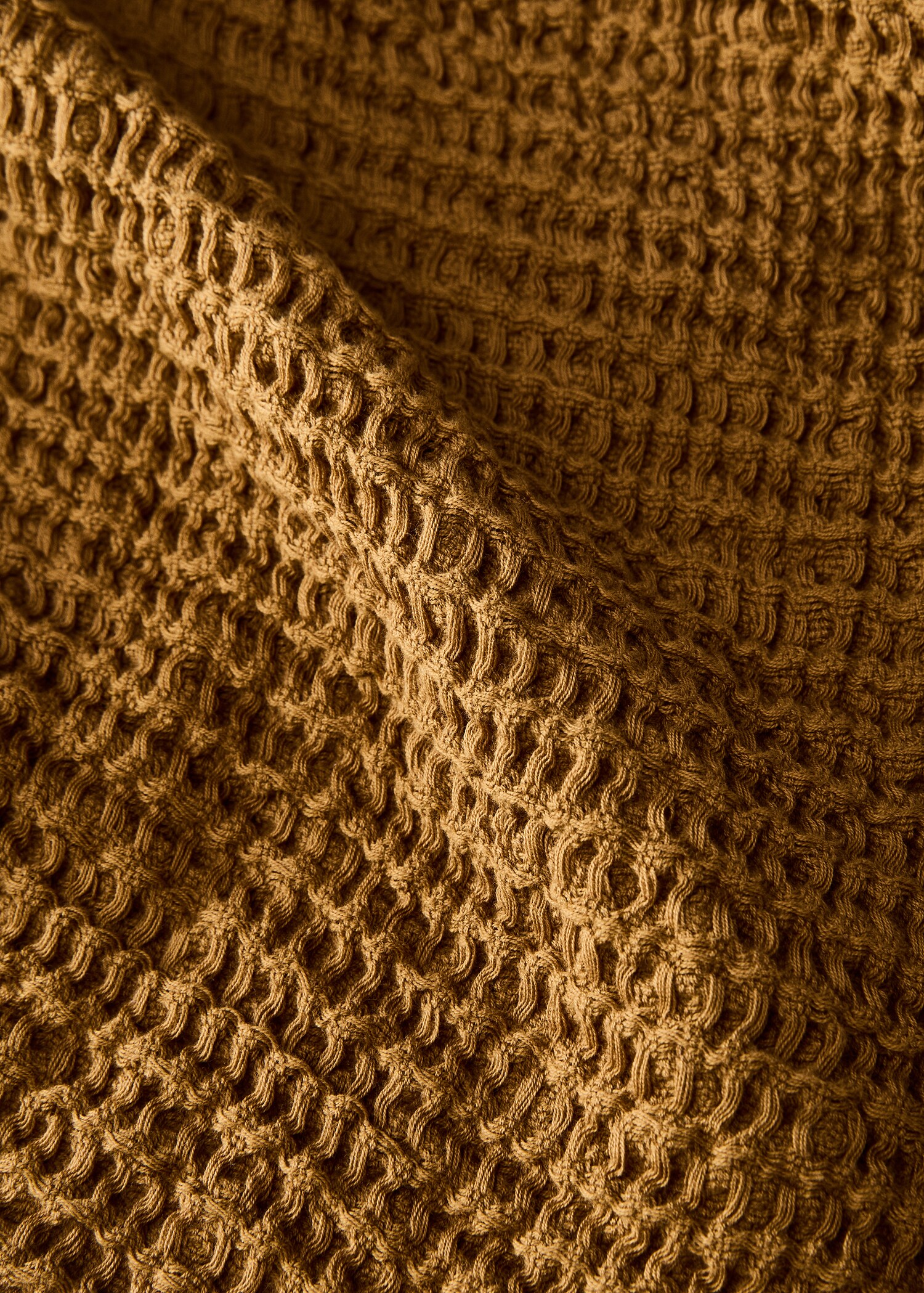 Decke aus Baumwoll-Waffelpiqué - Detail des Artikels 2
