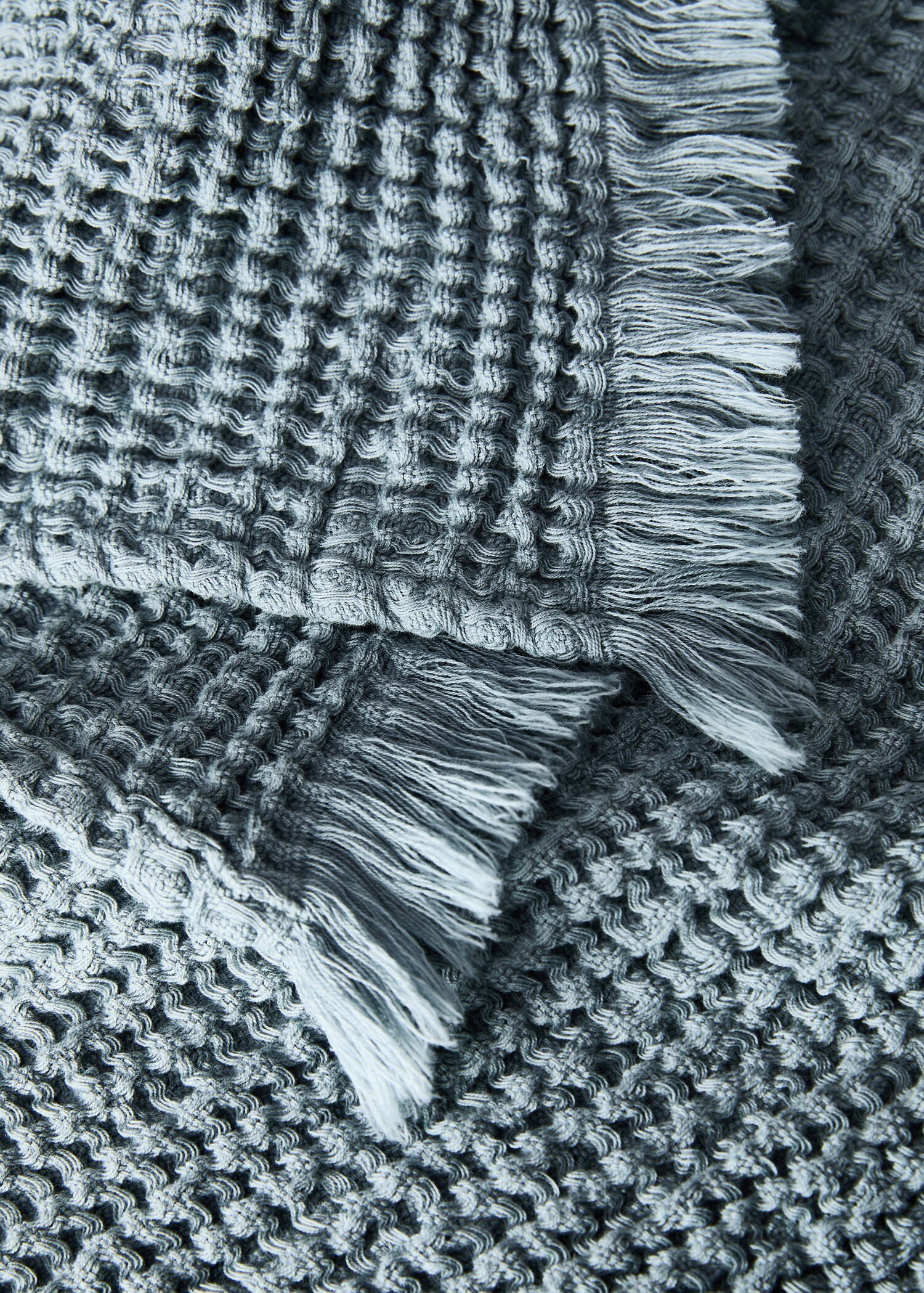 Decke aus Baumwoll-Waffelpiqué - Detail des Artikels 1