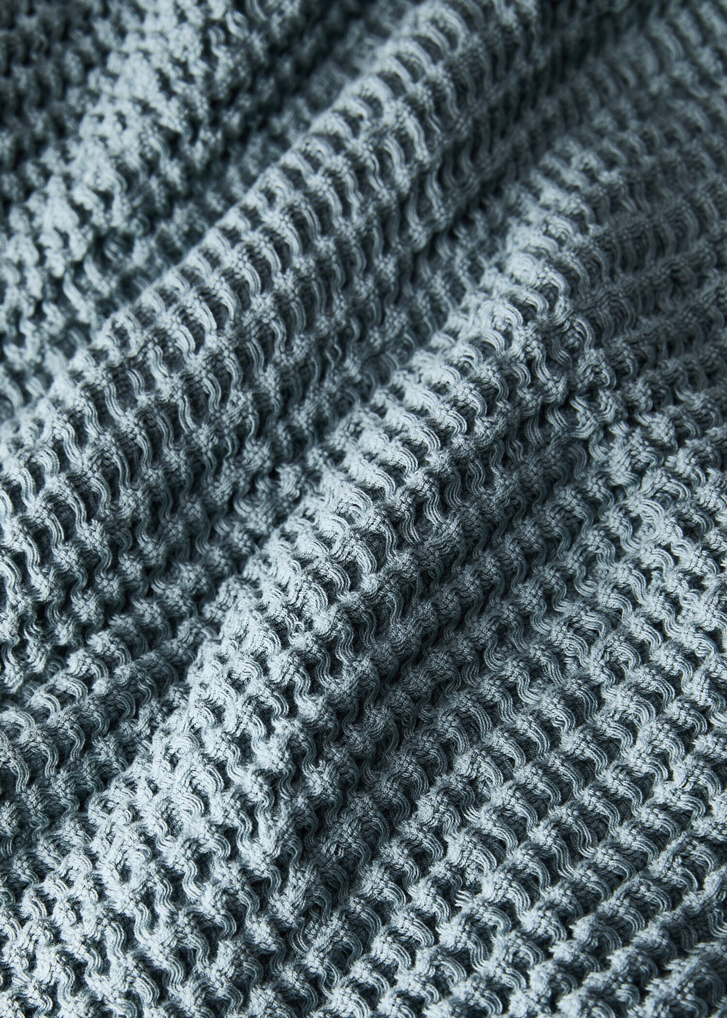 Decke aus Baumwoll-Waffelpiqué - Detail des Artikels 2