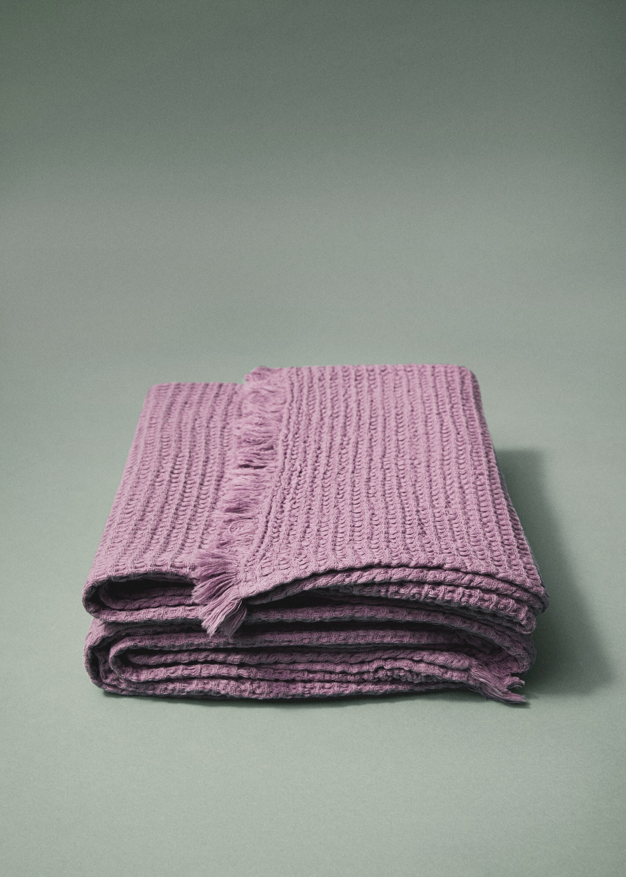 Cotton waffle blanket - Details of the article 8