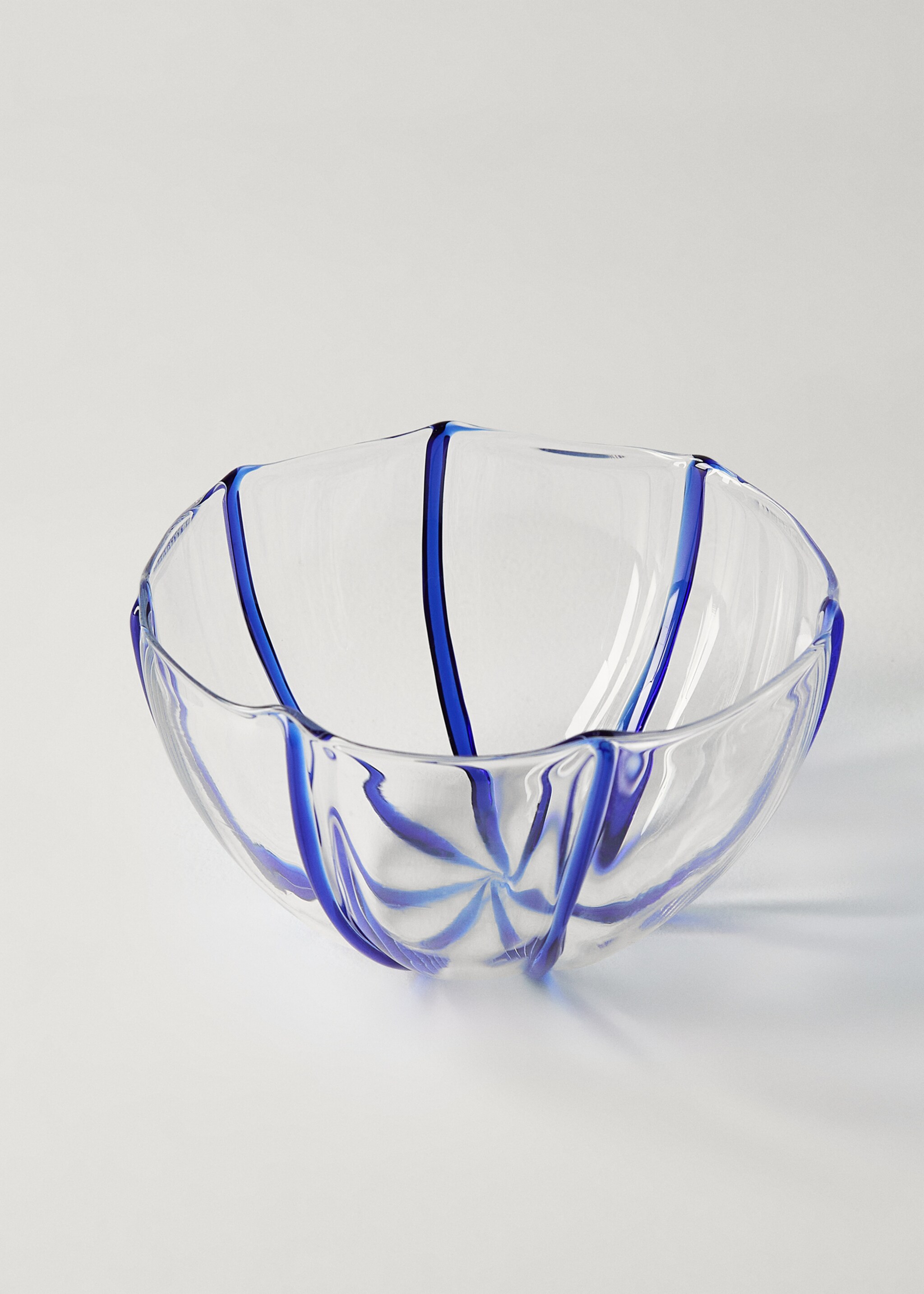Borosilicate bowl with coloured lines - Details of the article 2