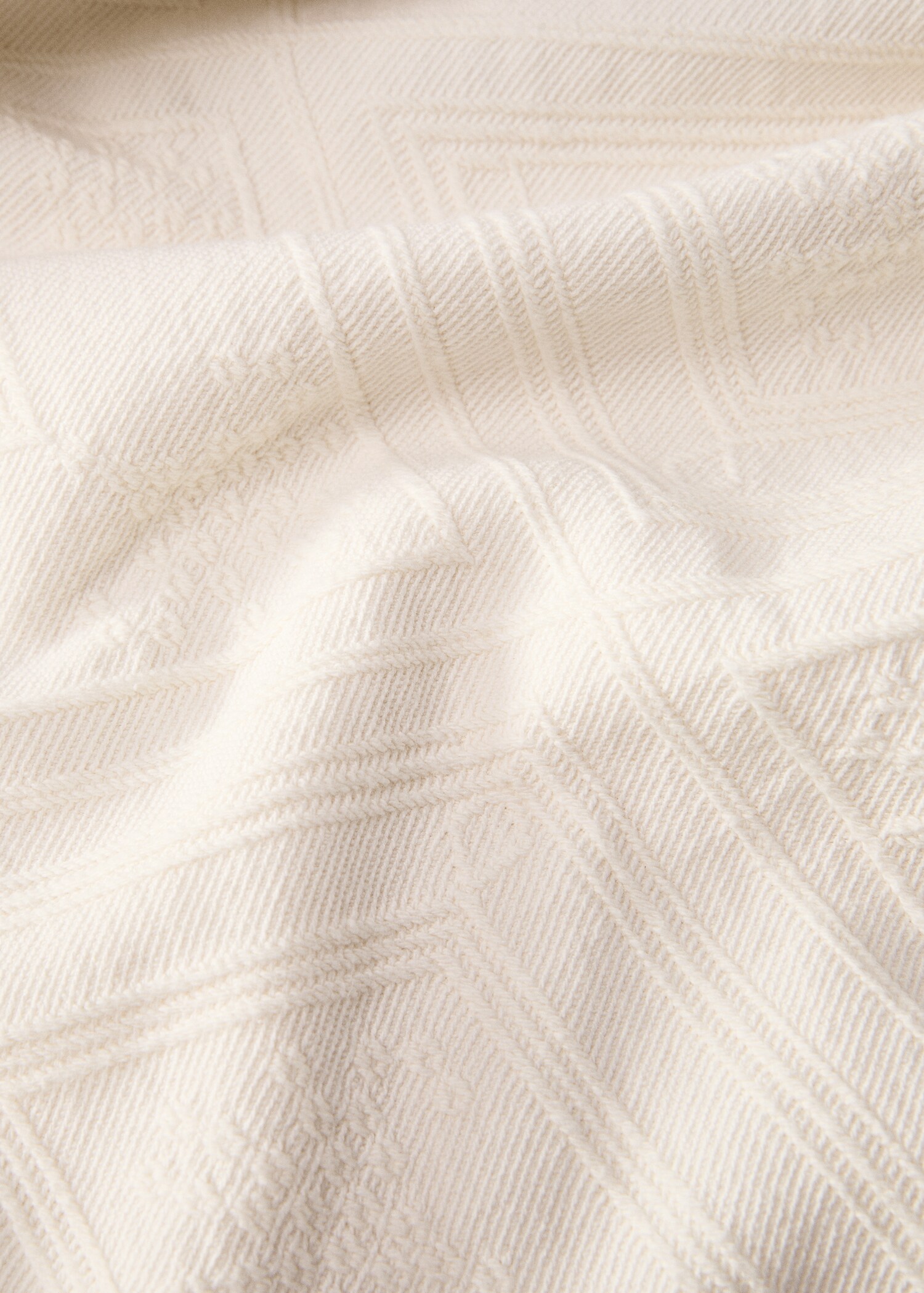 Couvre-lit coton jacquard losanges lit 90 cm - Détail de l'article 2