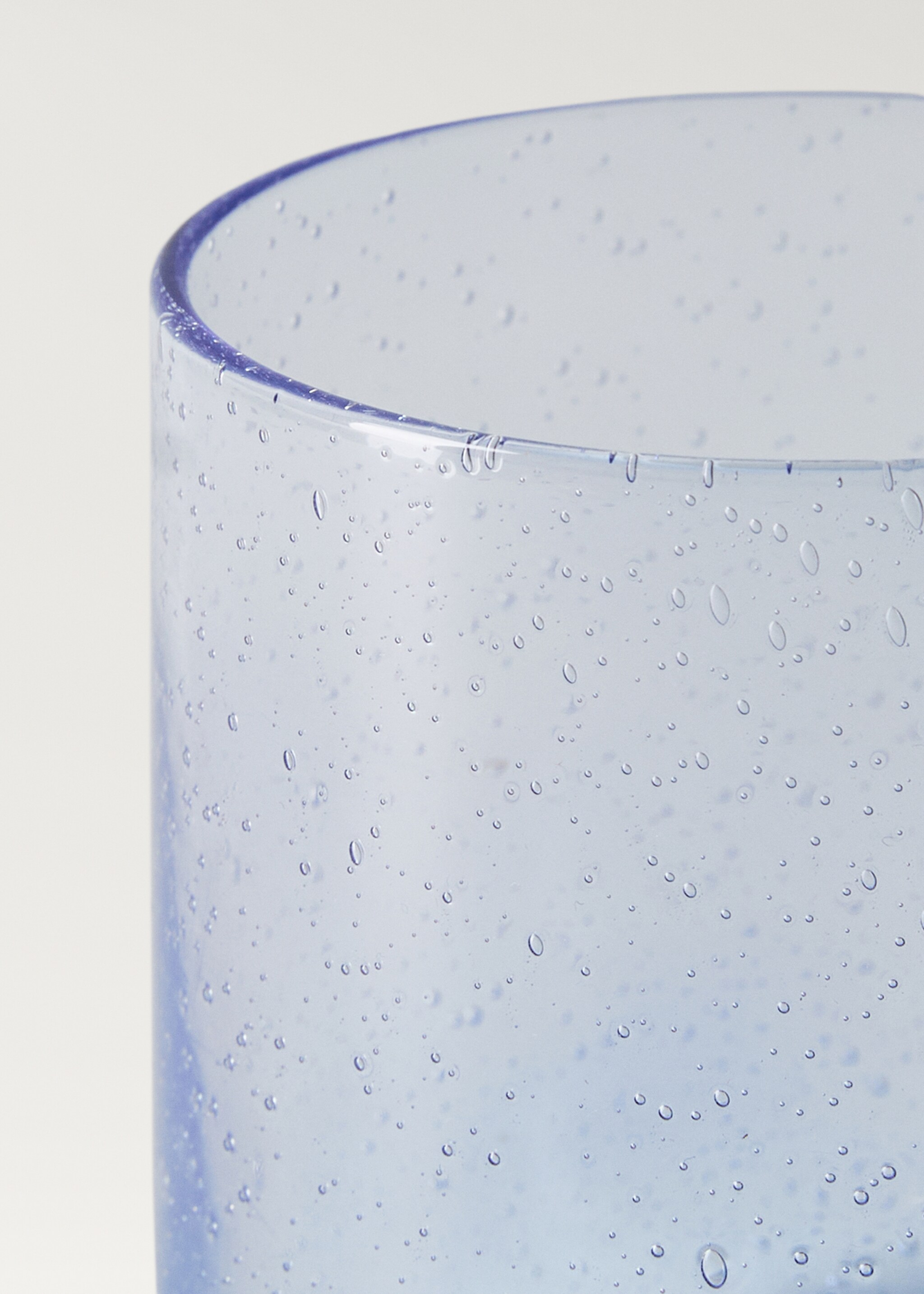 Vaso vidrio burbujas - Detalle del artículo 1