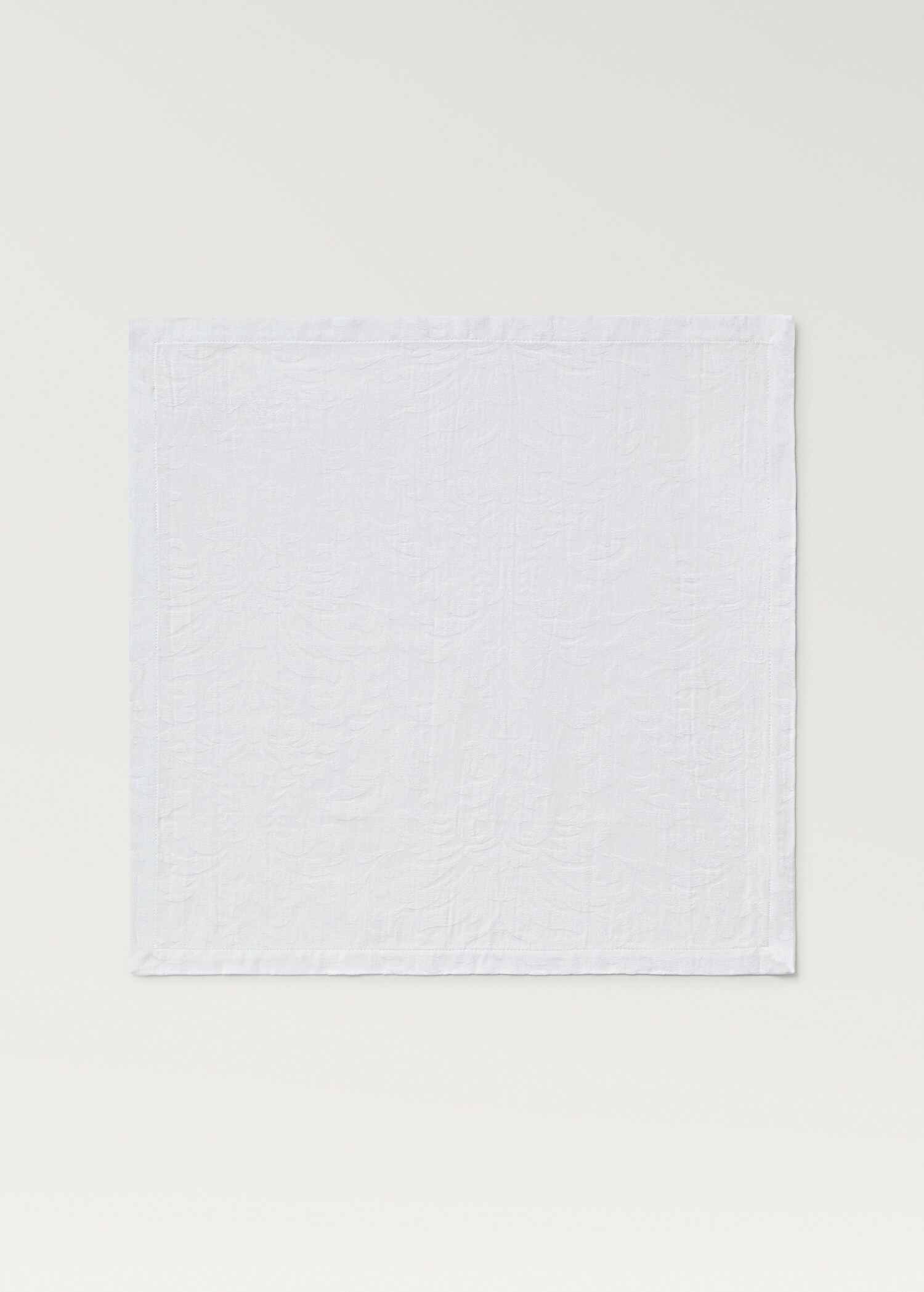 Servilletas algodón jacquard floral - Artículo sin modelo