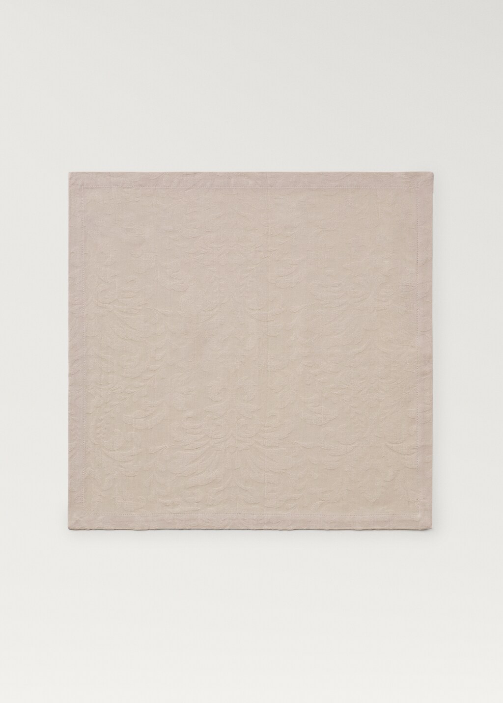 Cotton jacquard floral napkins