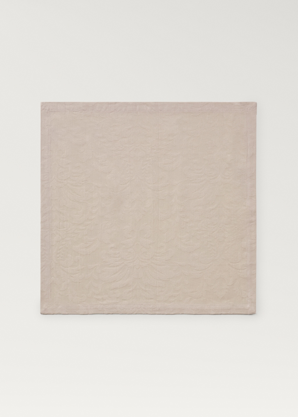 Cotton jacquard floral napkins