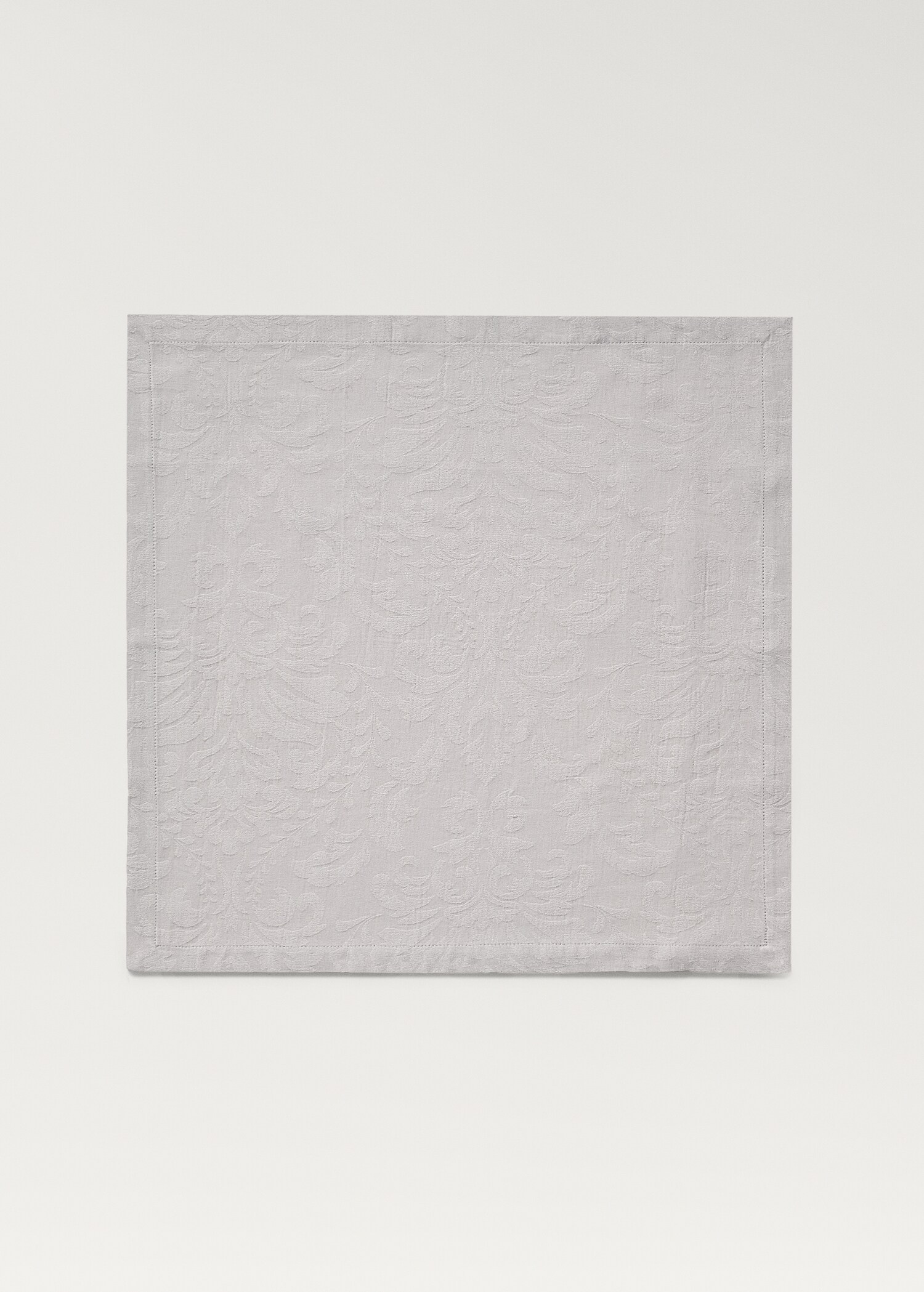 Jacquard katoenen servetten met bloemenmotief - Artikel zonder model